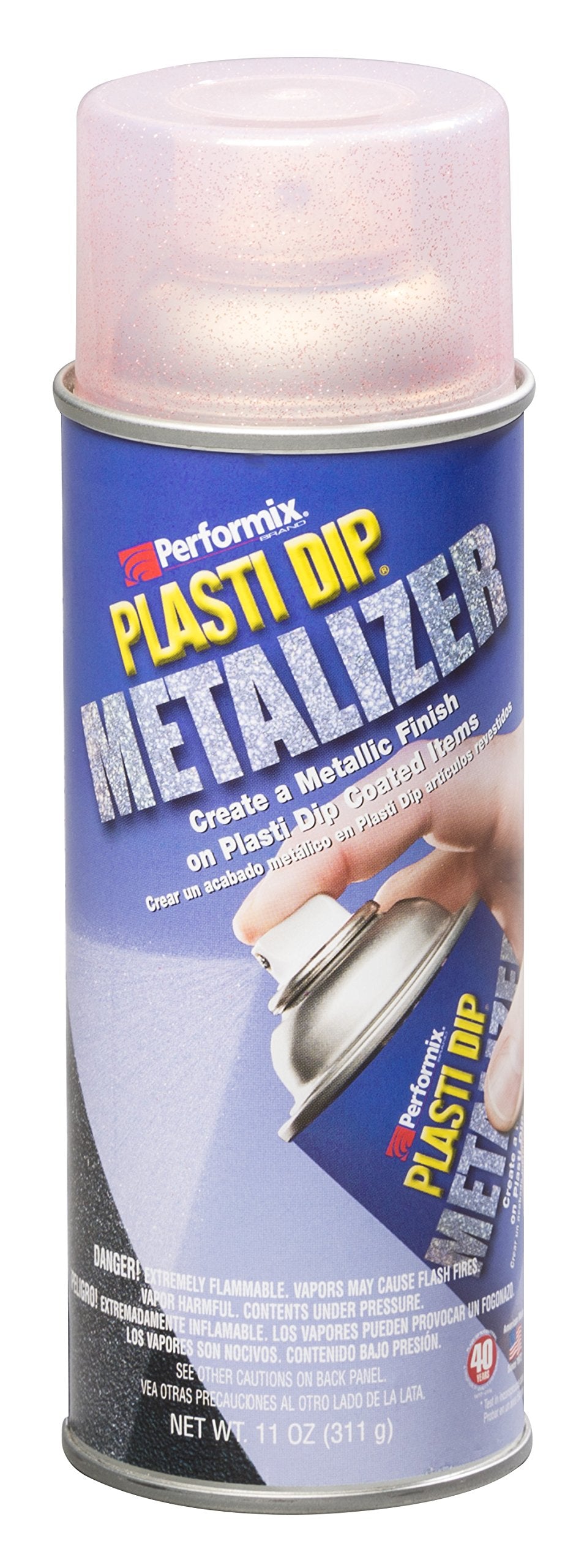Plasti Dip Performix 11241 Red Metalizer Top Coat, 11 oz