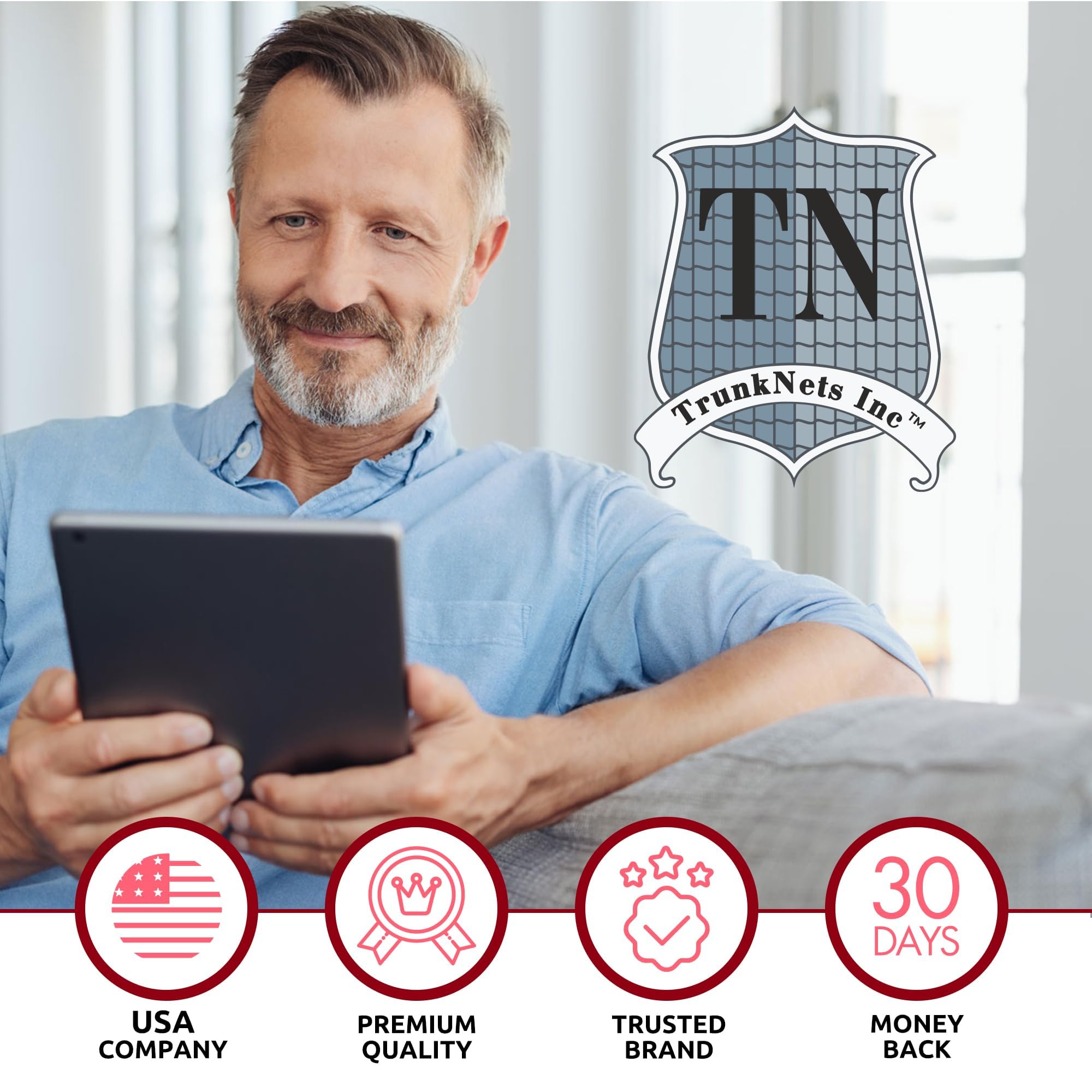 Envelope Style Trunk Mesh Cargo Net For Chevrolet Equinox 2018-2025 - Car Accessories - Premium Trunk Organizers And Storage - C