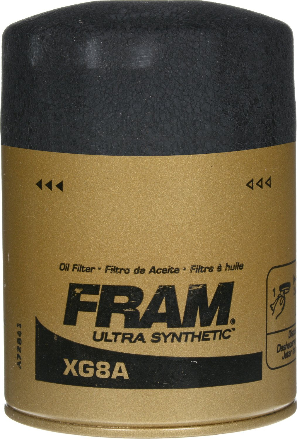 Fram Ultra Synthetic Automotive Replacement Oil Filter, Designed For Synthetic Oil Changes Lasting Up To 20K Miles, Xg8A With Su