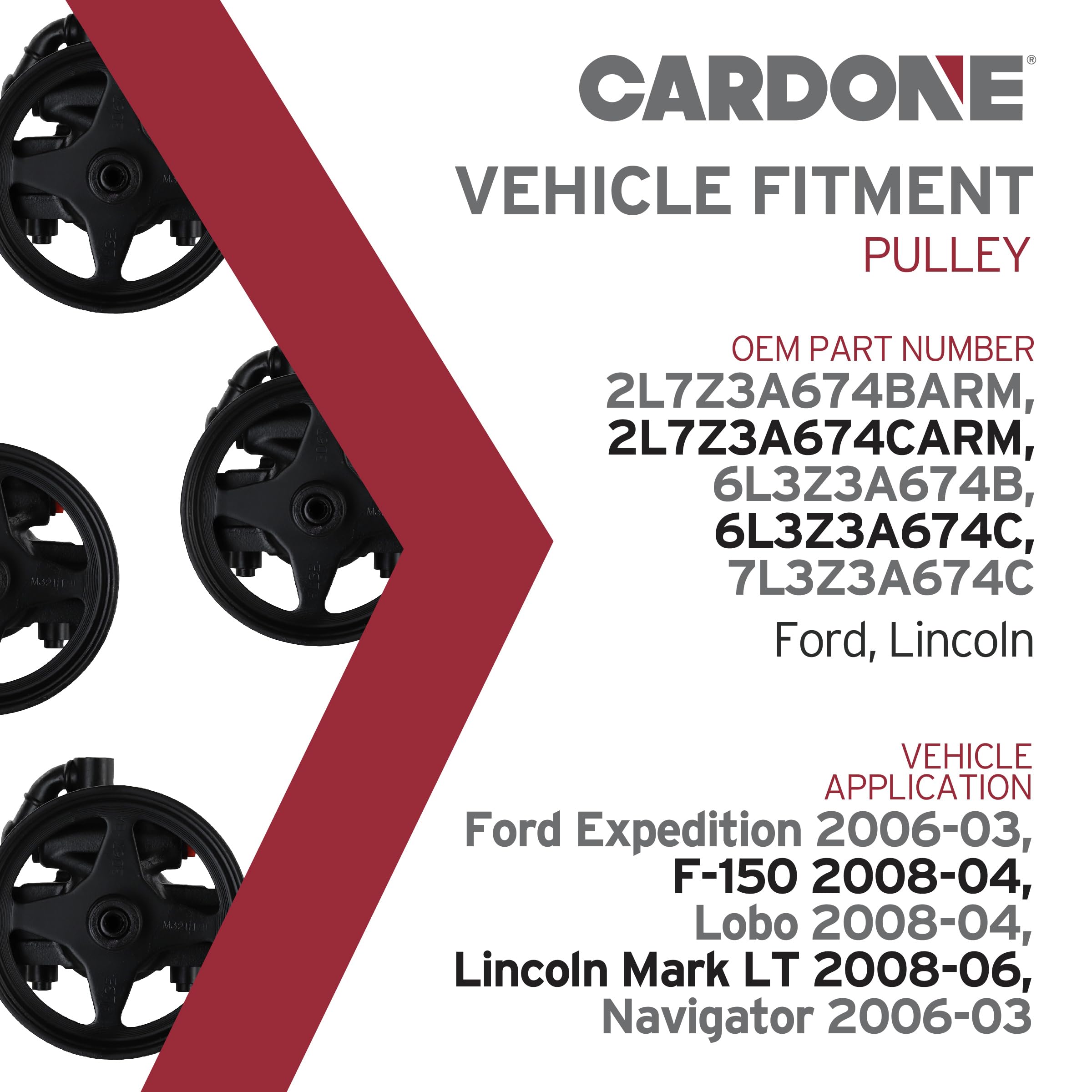 Cardone 20-312P1 Remanufactured Power Steering Pump Without Reservoir (Renewed)