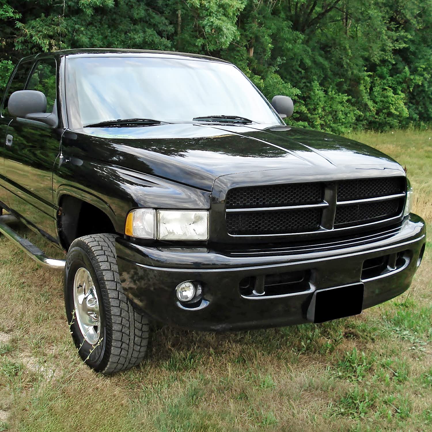 Spec-D Tuning Clear Lens Fog Lights +881 Bulbs Included Compatible with 1999-2002 Dodge Ram 1500 2500 3500 Sport Package L+R Pai