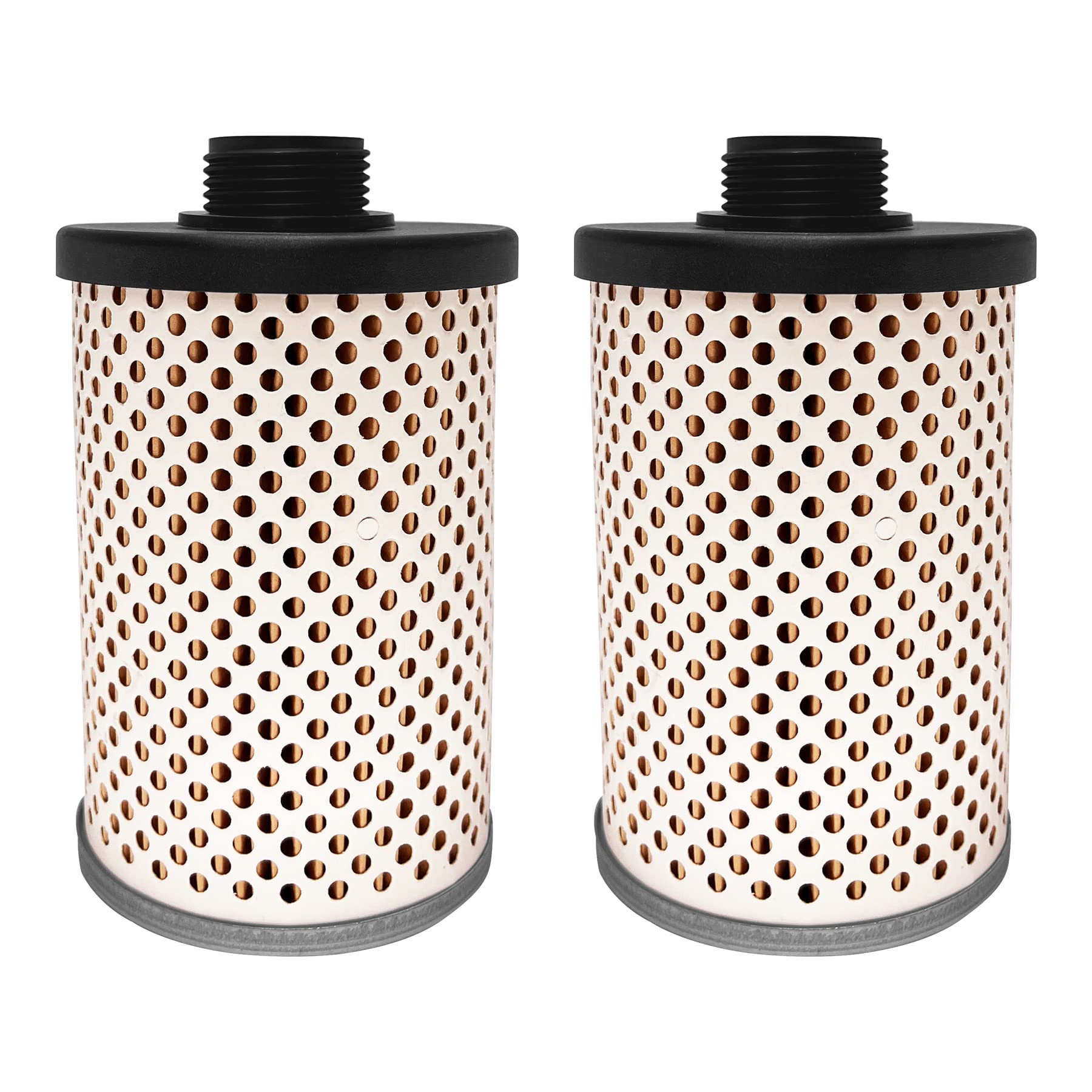 496-5 Fuel Tank Filter Element Water-Block 2 Pcs Replacement For Diesel Gasoline Biodiesel Water Separate 30 Micron with Protect