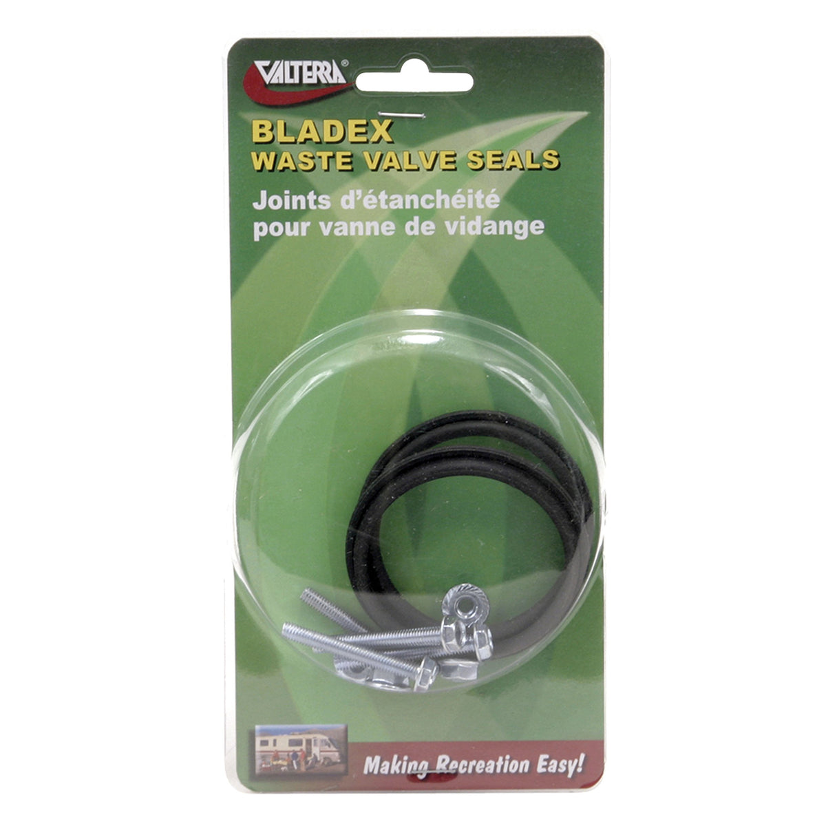 Valterra Go Power! Valterra T1002-9VP Bladex Waste Valve Seals - 2', Black