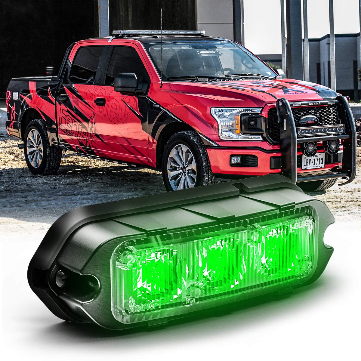 Feniex Industries - T3 Perimeter Mount Led (Green)