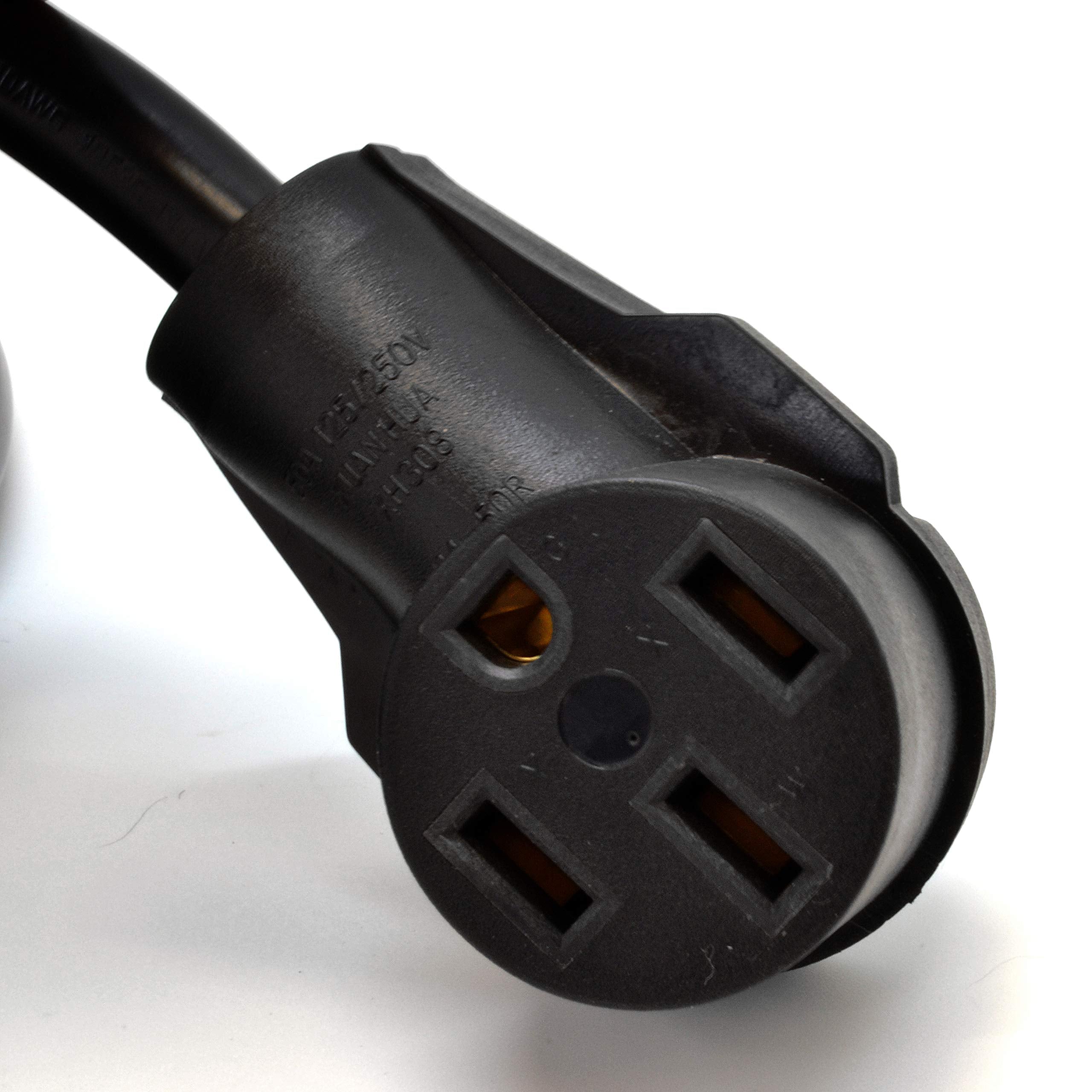 Ceptics 25-Ft 50-Amp Auto EV Extension Cord (Recommended for Tesla Users | Tesla Model 3/S/X/Y) | Nema L14-50 - UL Listed - 50A,