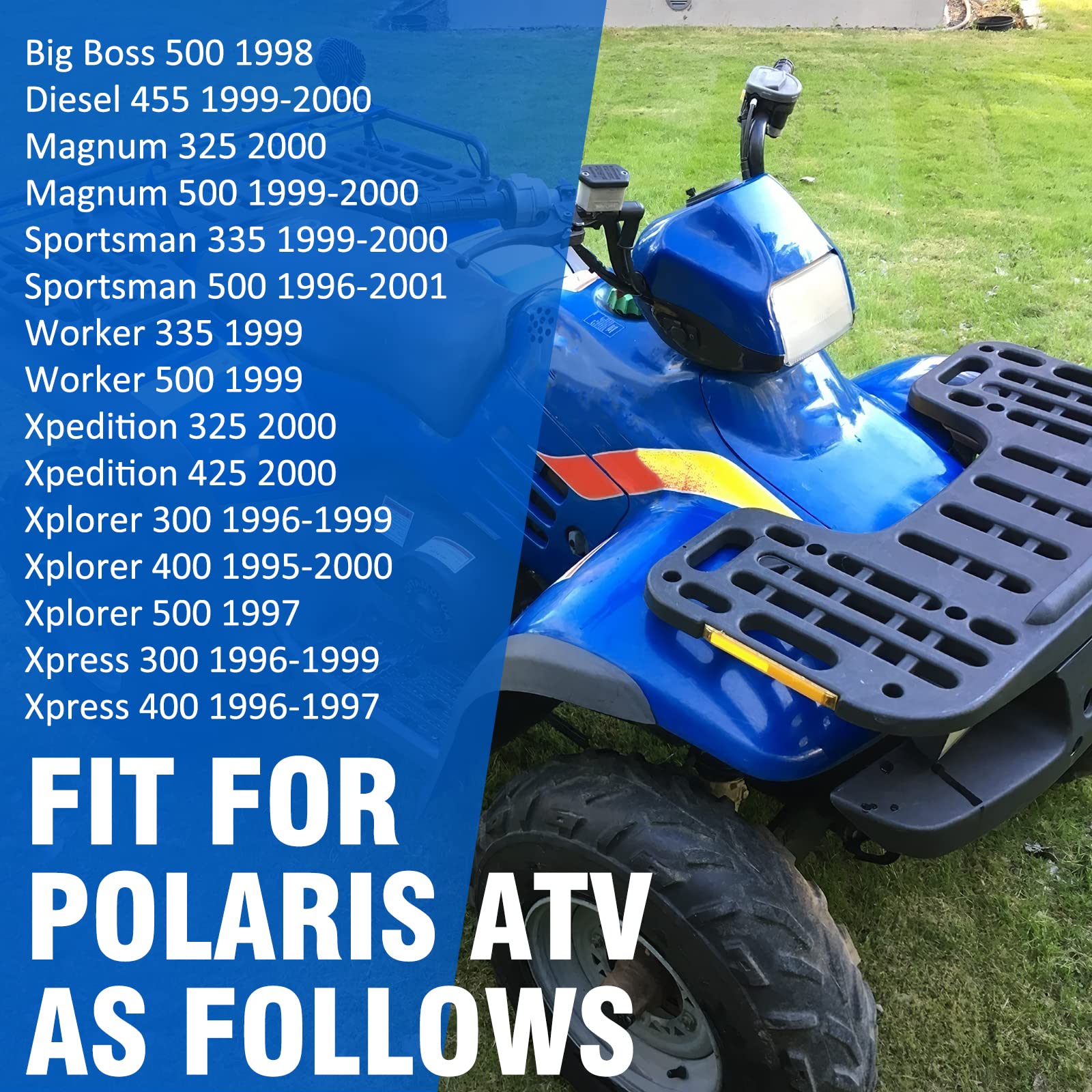 M MATI Front Left Hand Brake Master Cylinder for Polaris Sportsman 335 500 Xplorer 300 400 500 Xpress 300 400 Diesel 455 Magnum