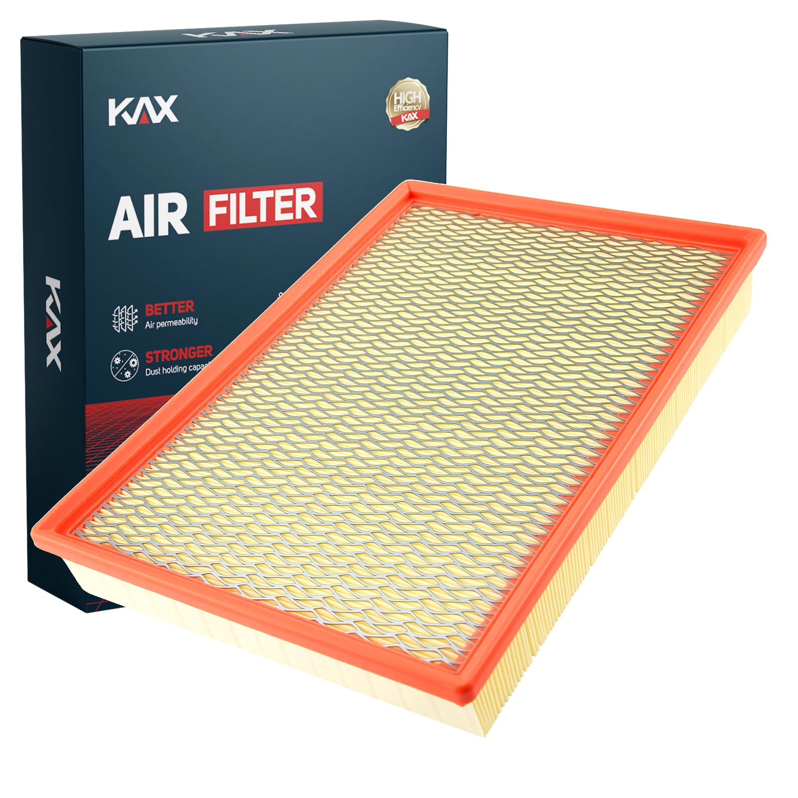 Kax Engine Air Filter, Ca9401 Replacement For Ram 1500 2011-2018 2002-2010, Ram 2500 2003-2010, Ram 1500 Classic 2019-2023, Adva