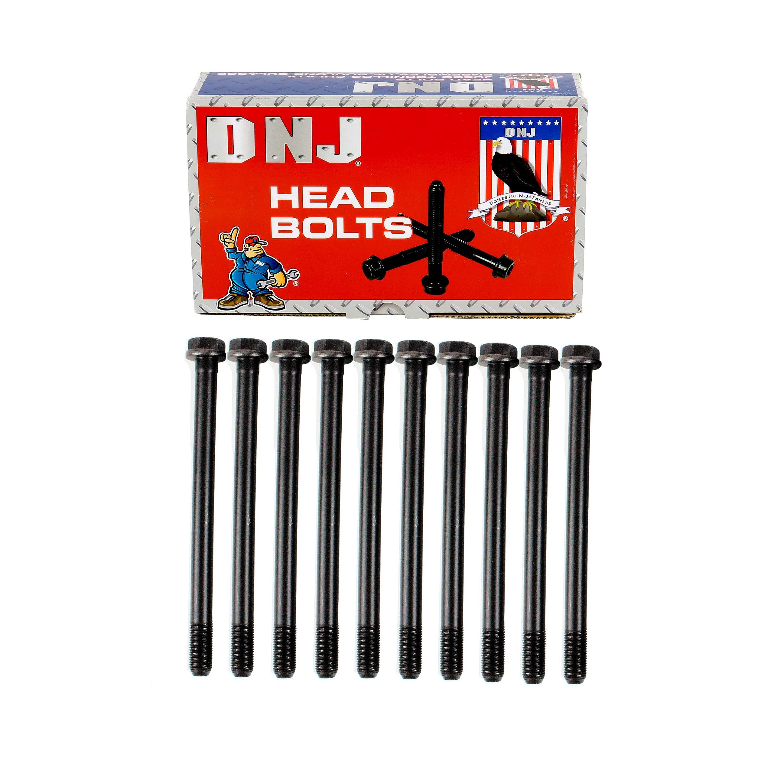 Dnj Hbk900 Head Bolt Kit/For 1985-1995/ Toyota/ 2.4L L4 8V Sohc/ 22R, 22Re, 22Rec, 22Rtec/ Naturally Aspirated, Turbocharged