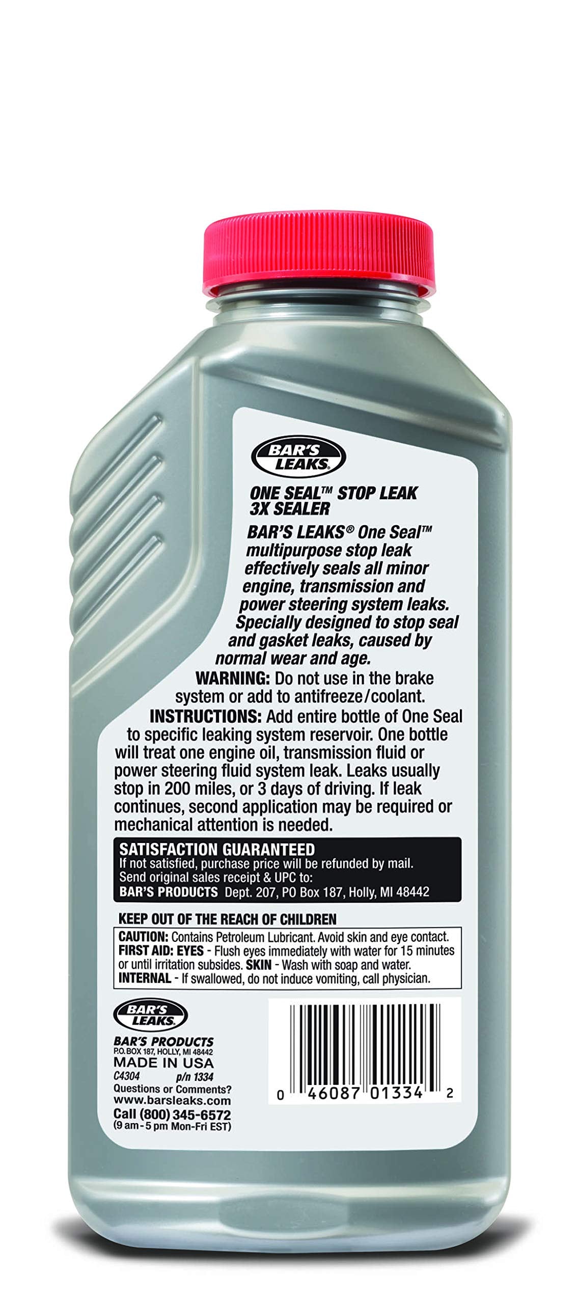 Bar'S Leaks 1334-5Pk One Seal Stop Leak - 11 Oz, (Pack Of 5)