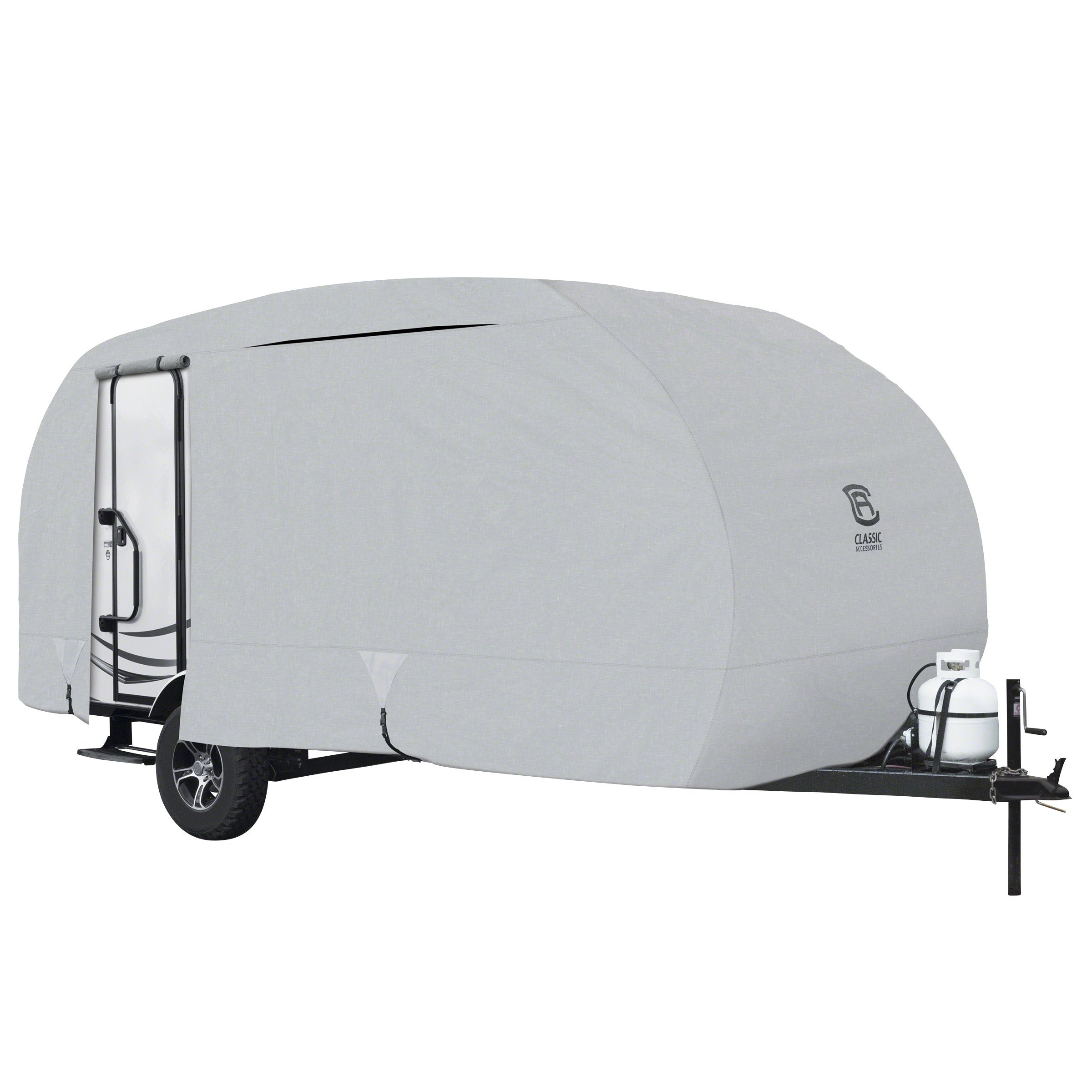 Classic Accessories Over Drive Permapro R-Pod Cover, Fits Up To 17' 7'' Long (Door In Back), Rv Cover, Camper Cover, Travel Trai
