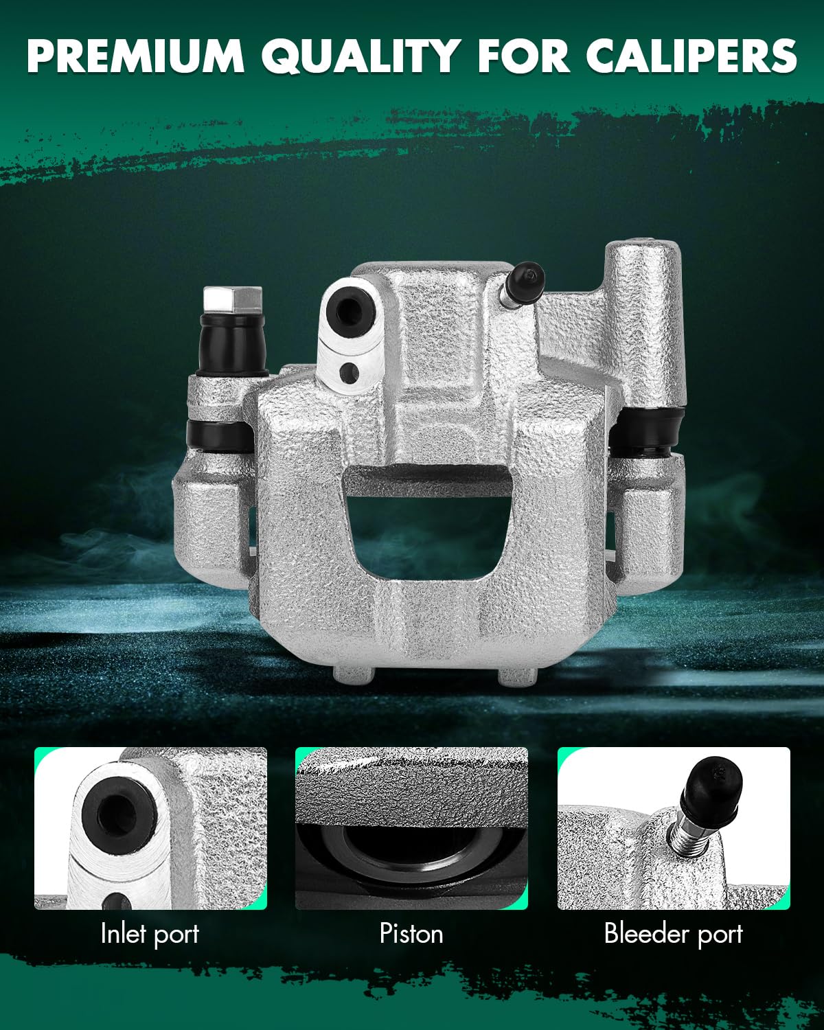 Scitoo 19B2950 Rear Left Disc Brake Caliper Assembly W/Bracket For Scion For Tc 2005-2010