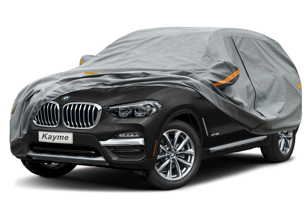 Kayme Heavy Duty Suv Car Cover Custom Fit Bmw X3 (2010-2025) Waterproof All Weather For Automobiles, Full Exterior Covers Sun Ra