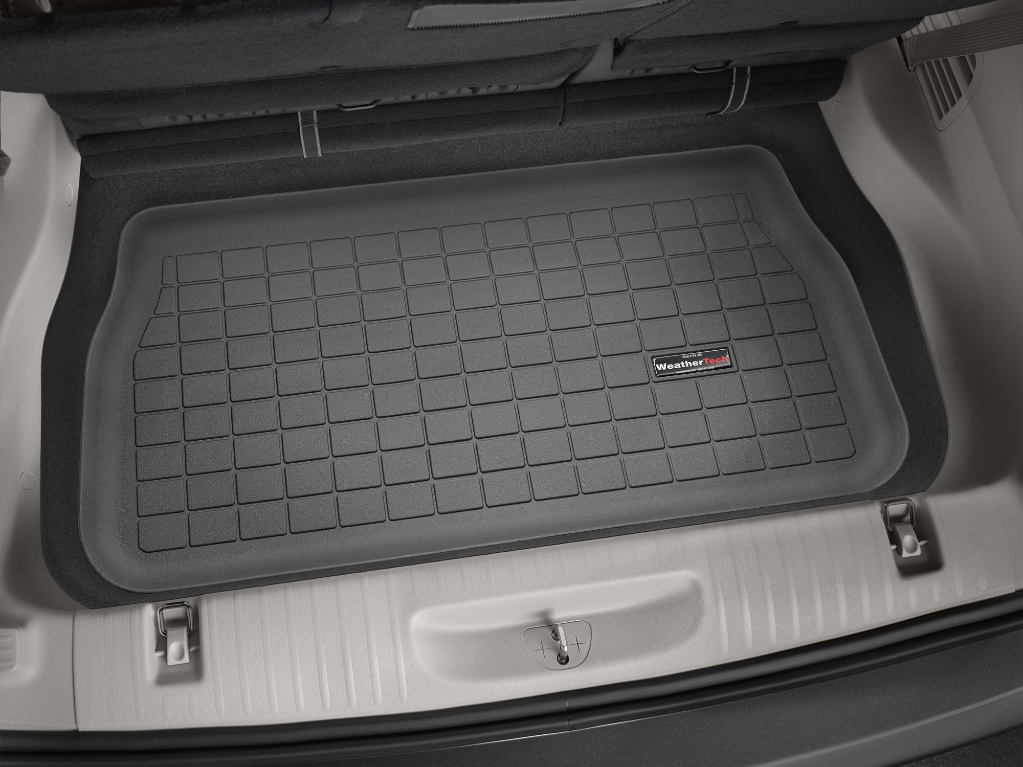 WeatherTech Cargo Trunk Liner for Chrysler Pacifica, Voyager, Pacifica Hybrid - Behind 3rd Row (40950) Black