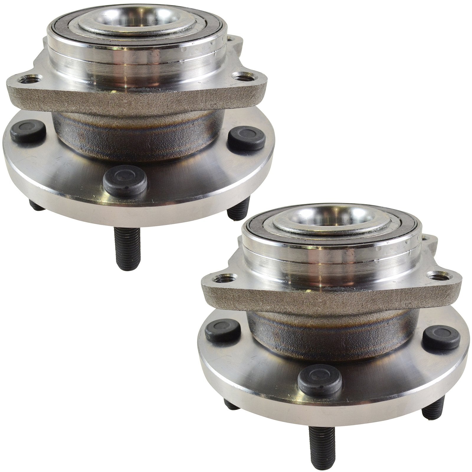Trq Front Wheel Hub Bearings Assembly Set Compatible With 2011-2014 Chrysler 200 2007-2010 Sebring 2008-2014 Dodge Avenger