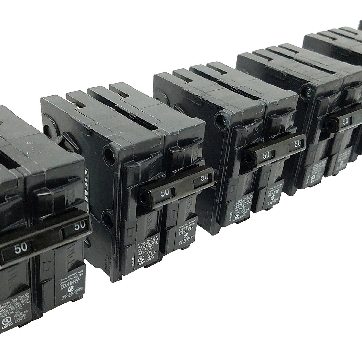 Siemens Q250_6PK 50 Amp Double Pole Type QP Circuit Breaker (Pack of 6) WBIASB079SZKTNM
