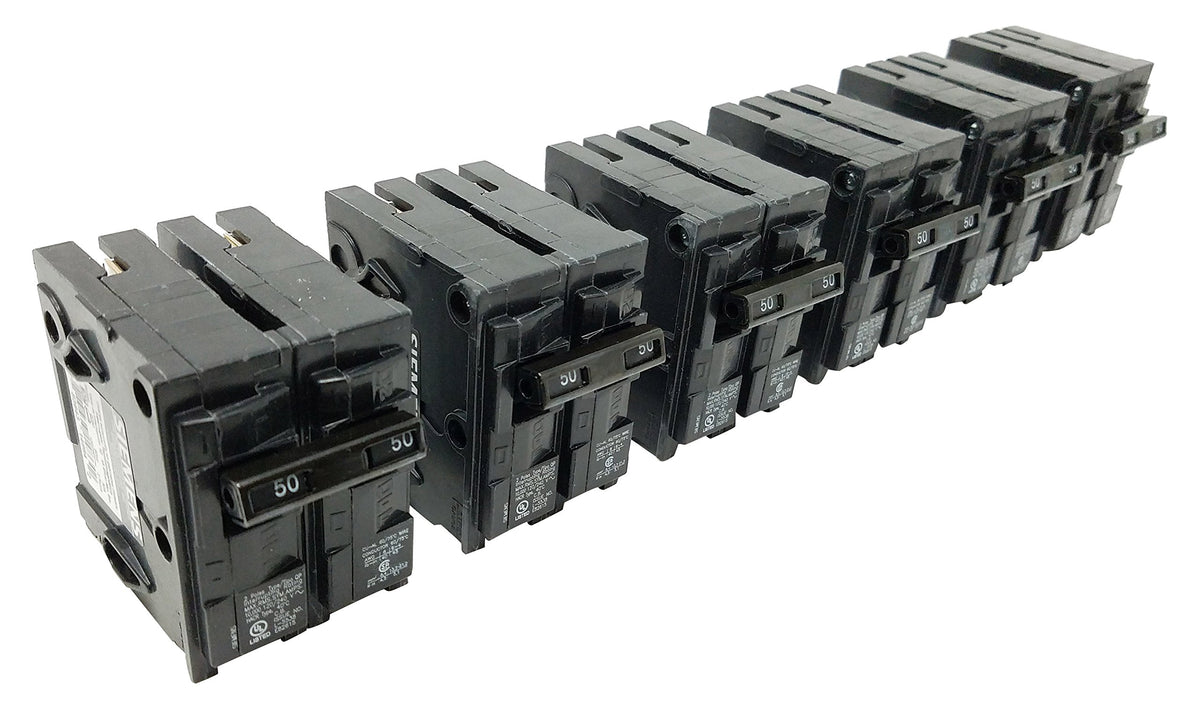 Siemens Q250_6PK 50 Amp Double Pole Type QP Circuit Breaker (Pack of 6)