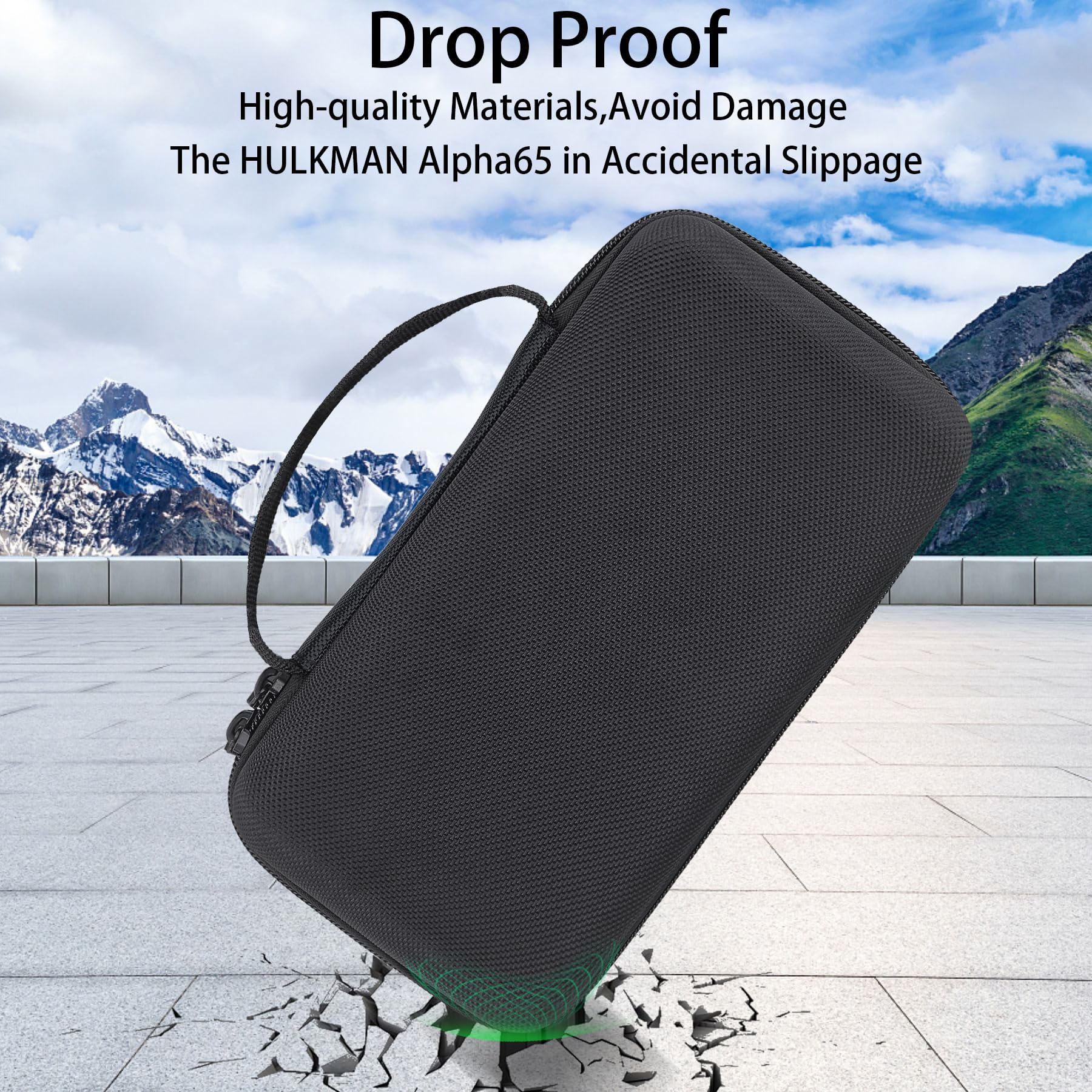 Replacement For Hulkman Alpha65 Jump Starter Hard Carrying Case By Aenllosi(Case Only)