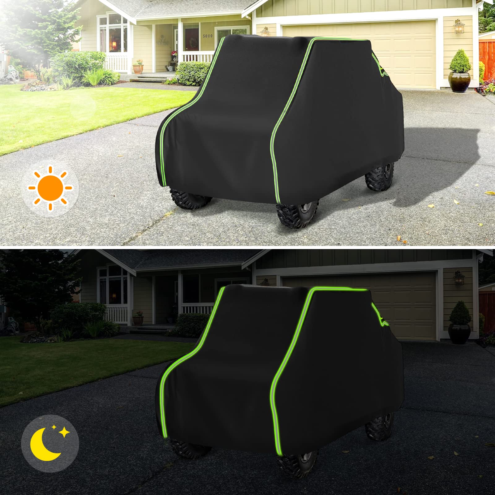 Qunsunus For Polaris Rzr Cover 4 Seater Compatible With Polaris Rzr Xp 4 Turbo/For Polaris Rzr Xp 4 1000 Cover With 420D Oxford