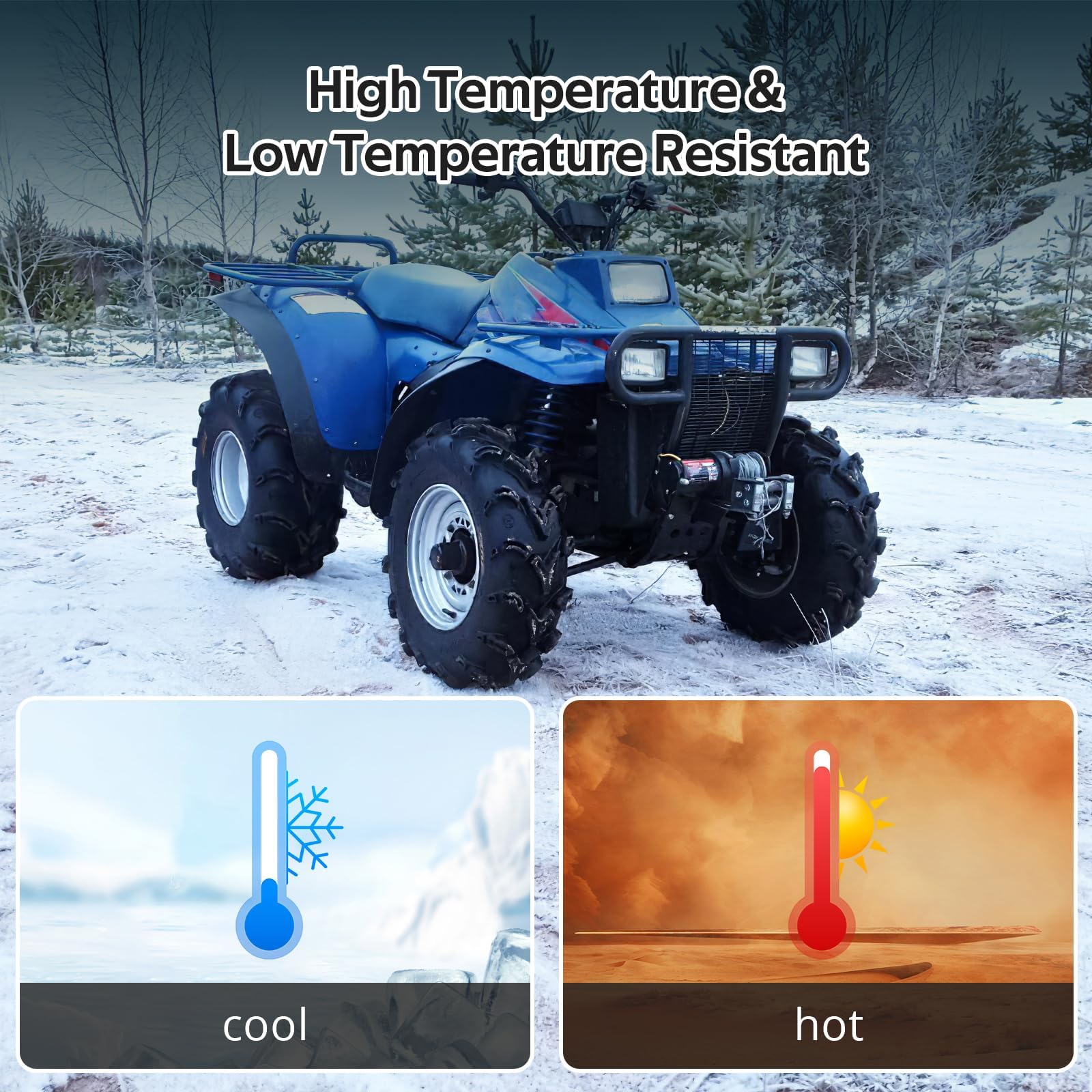 Front Brake Hose Line for Polaris Trail Blazer 250 Trail Boss 250 350 Magnum 425 Sportsman 400 Big Boss, OEM# 1930748 1930633