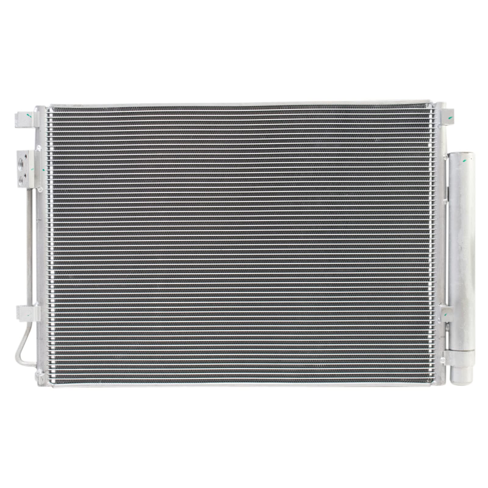 TRQ Air Conditioning A/C Condenser Receiver Drier Compatible with 2014-2017 Hyundai Accent Veloster 2013-2017 Kia Rio HY3030157