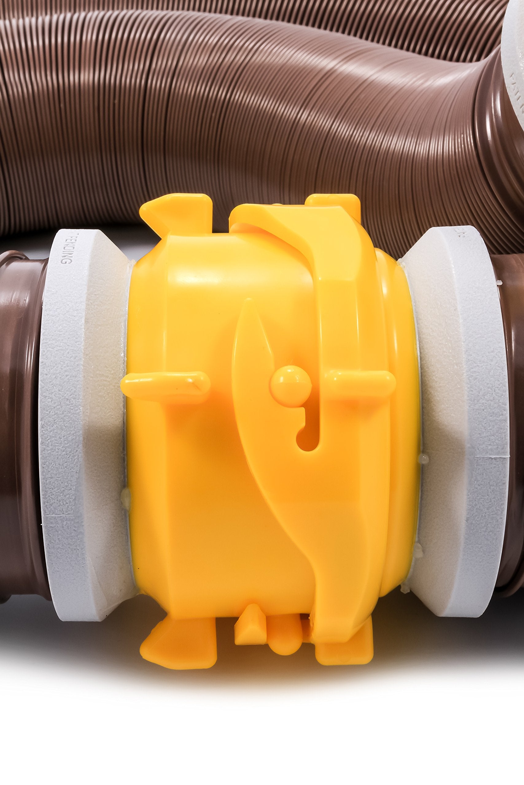 Camco Revolution Sewer Hose Kit with 360 Degree Swivel Fittings and 4-in-1 Elbow Adapter, Universal Fit, 20 Feet (39634)