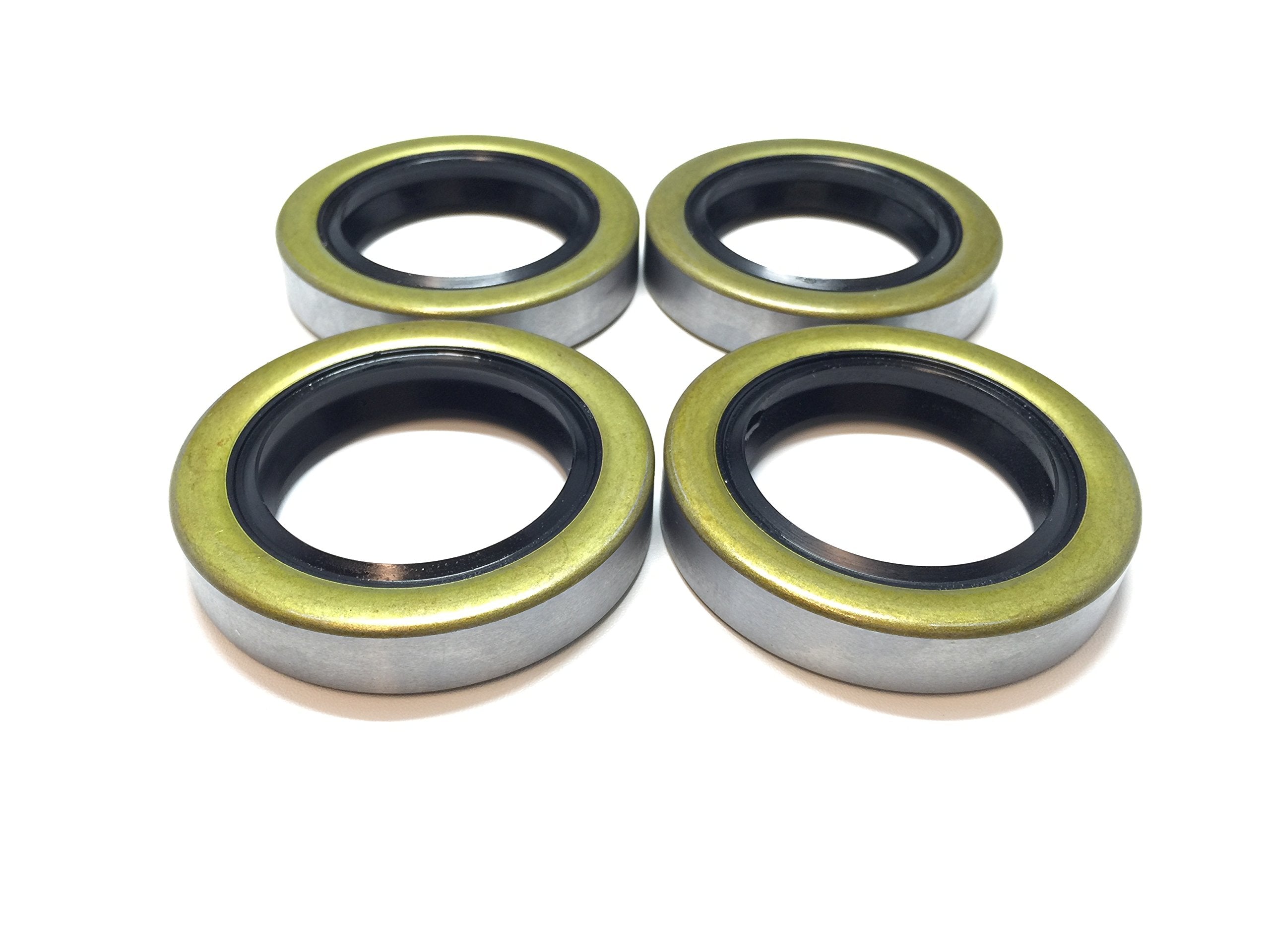 (Pack Of 4) Wps Double Lip Trailer Axle Hub Grease Seals 1.68'' X 2.56'' X 0.500'' Wps 168255Tb For 1 3/8'', L68149 Trailer Whee
