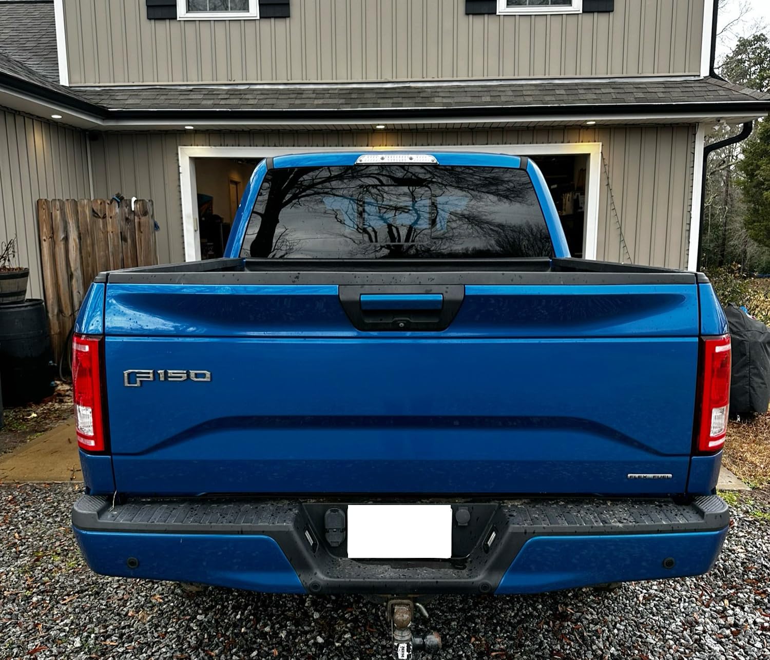 Ijdmtoy Clear Lens W/Chrome Reflector Full Led High Mount Third Brake Lamp W/ F1 Strobe Flash Feature Compatible With Ford 2015-