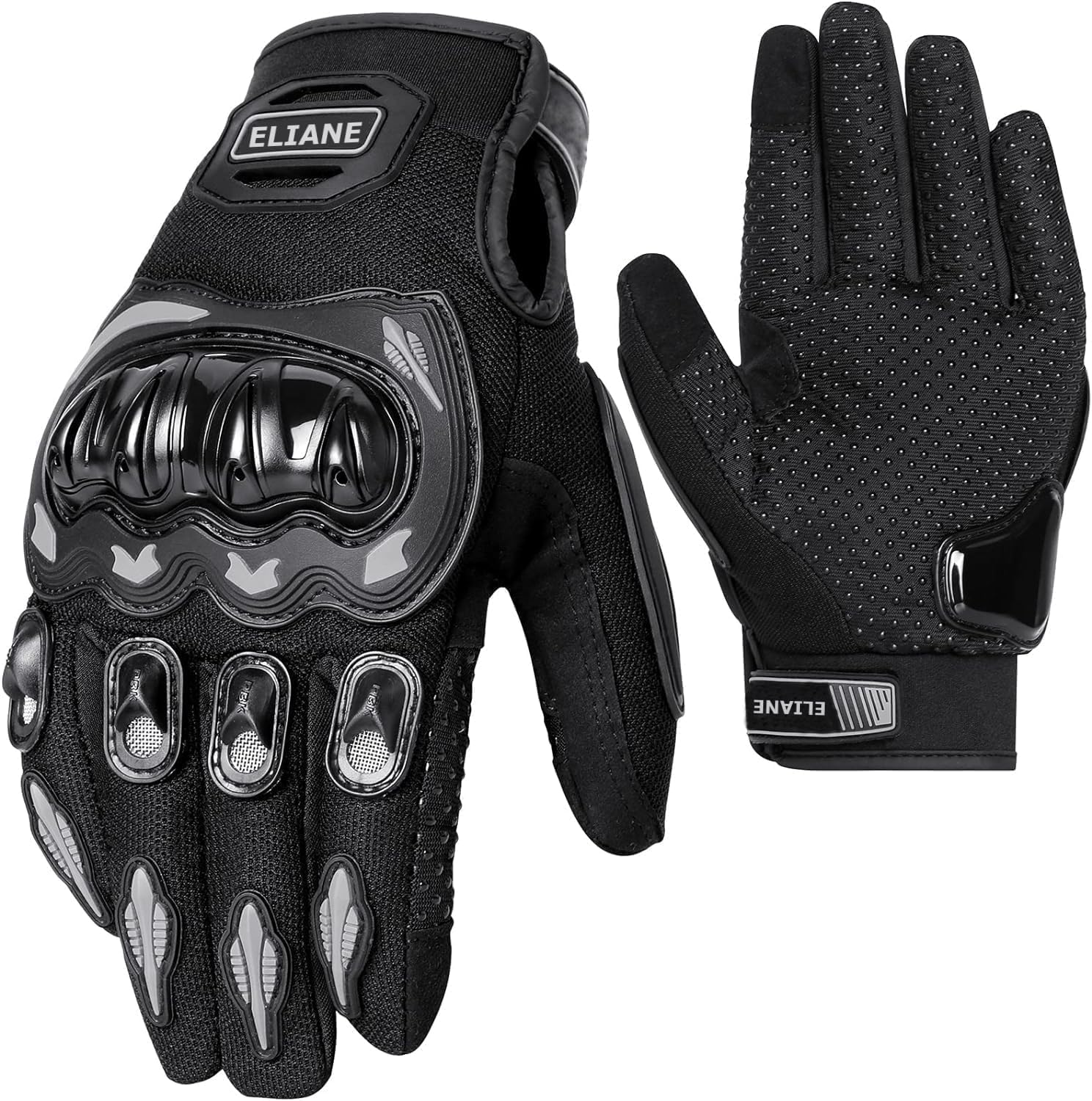 Eliane Rg3 Full Finger Bike Riding Gloves With Touch Screen Protective Knuckle Breathable Washable Suede Padding Tactical Hand P