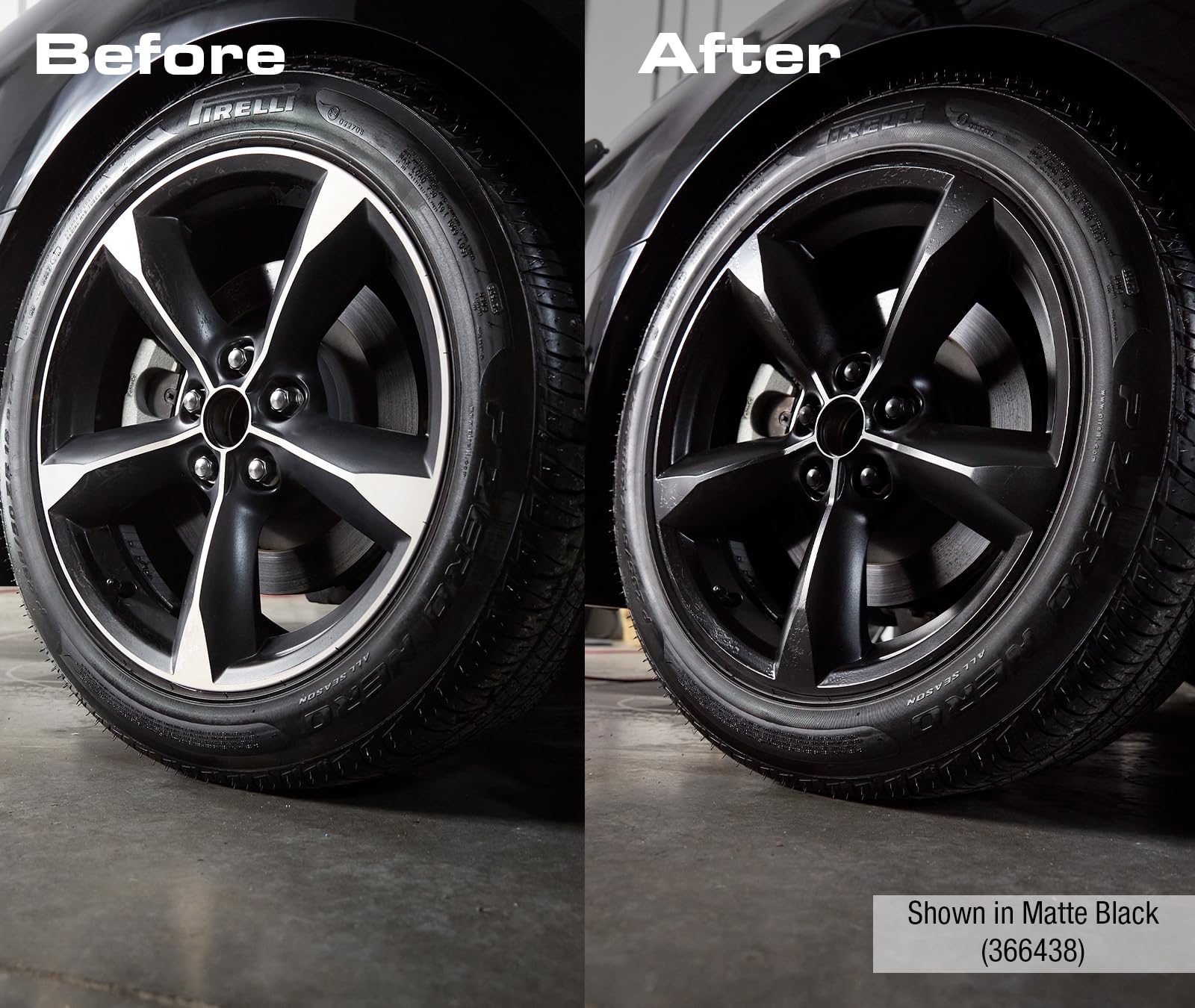 Rust-Oleum 366441 High Performance Wheel Spray Paint, 11 oz, Metallic Graphite