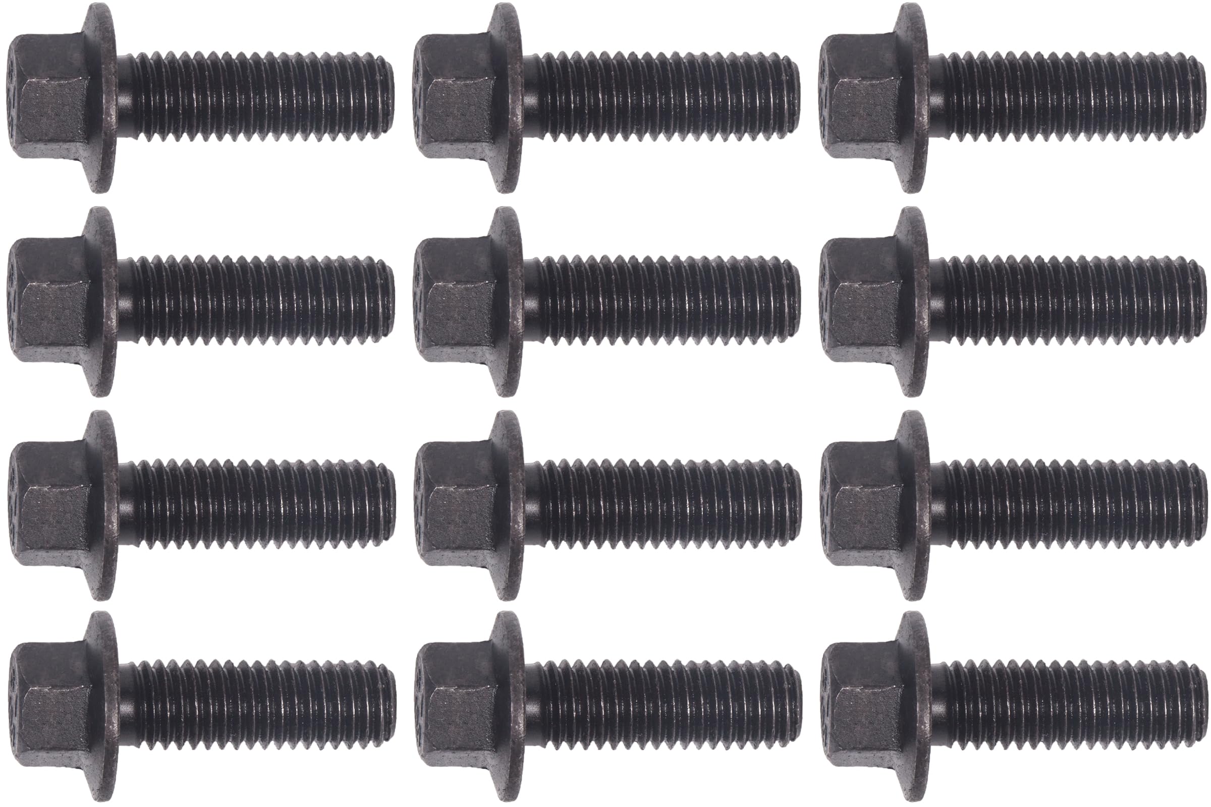 551696 Exhaust Manifold Bolts,Manifold Header Bolts for GM LS1 LS3 LS2 LSX LT series engines 12 PCS for GM 12617944 Exhaust Mani