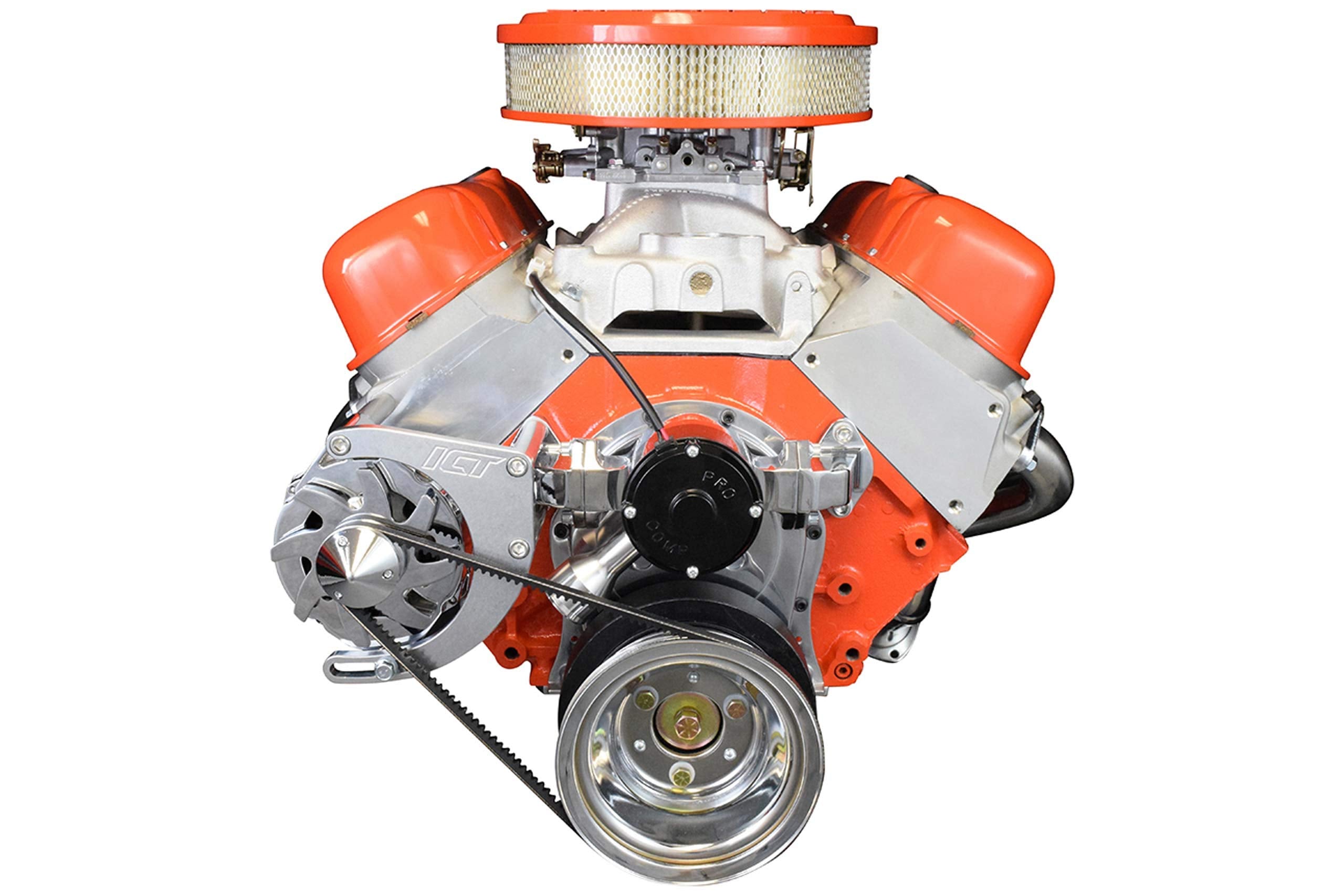 Ict Billet Bbc Alternator Bracket Adjustable Electric Water Pump Low Mount Big Block Chevy Long Kit 551449