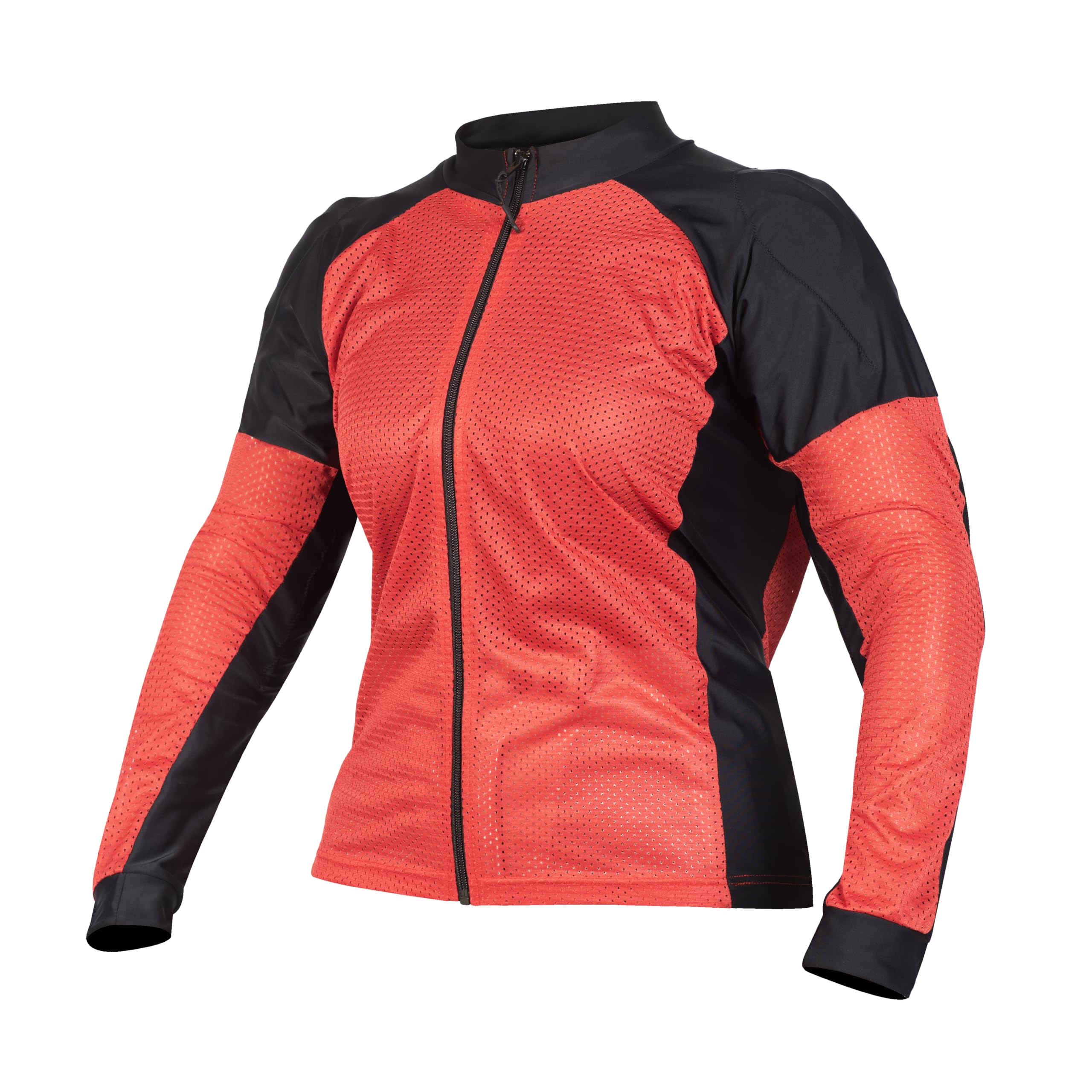 Wicked Stock Mesh Armored Motorcycle Shirt For Men And Women-Ce Level 2-Soft And Stretchy Lightweight-Removable Padding