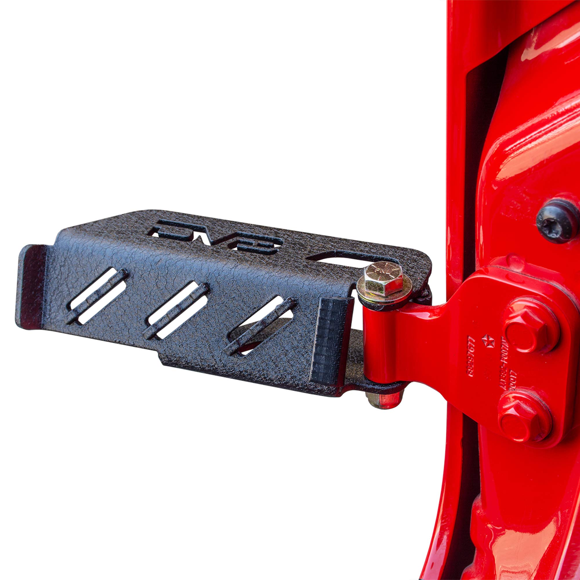 Foot Pegs Compatible With Jeep Wrangler Jk, Wrangler Jl & Gladiator Jt | Hinge Mounted | Door-Less Comfort | Sold In Pairs | Bolt-On Installation | Dv8 Offroad