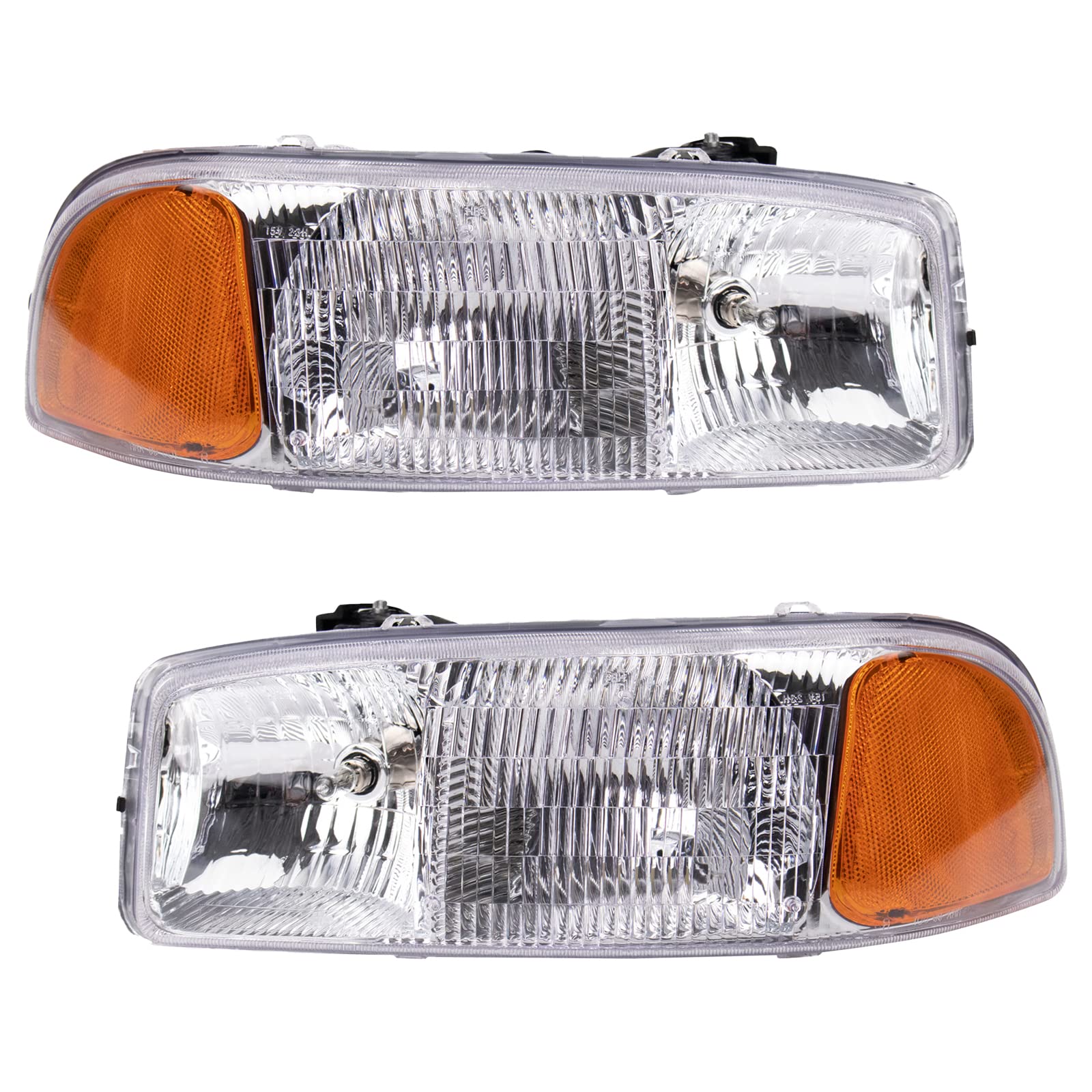 Trq Hla95283 (2 Piece) Oe Factory Style Replacement Headlights Assembly Set Driver And Passenger Side Compatible With 1999-2007