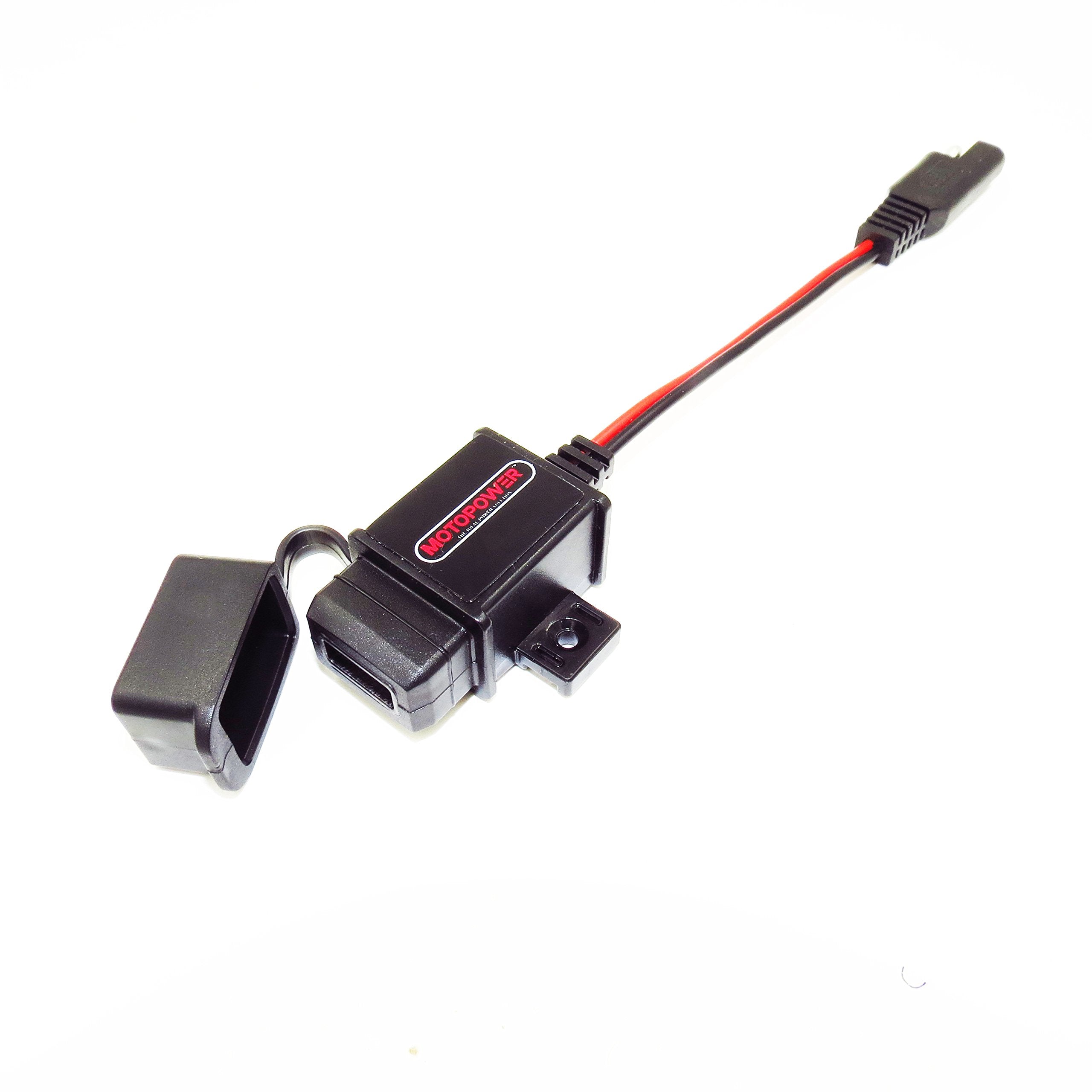 Motopower Mp0609 3.1Amp Motorcycle Usb Port Sae To Usb Adapter