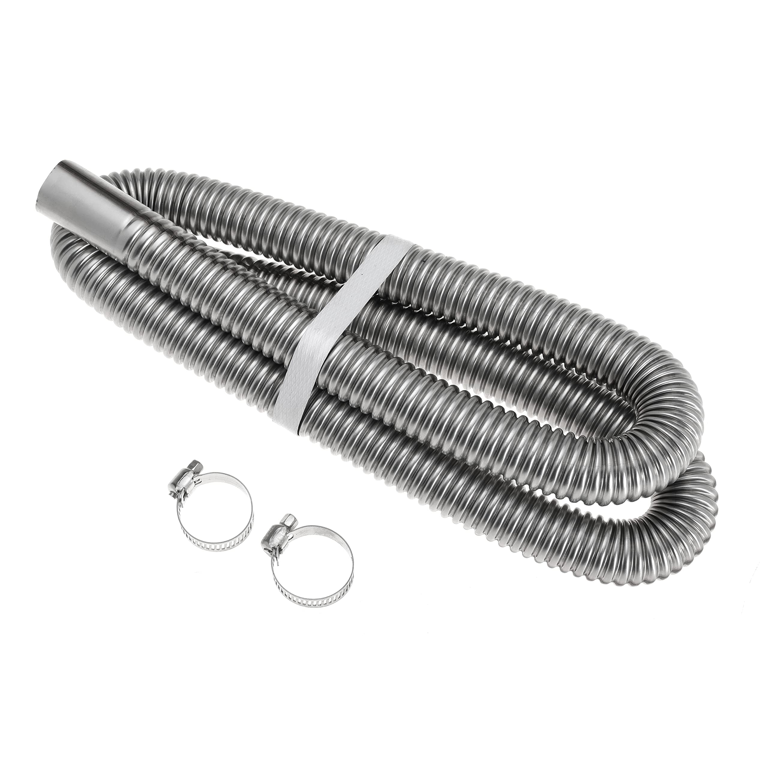 120cm 1 inch Heater Exhaust Pipe Generator Exhaust Extension Fuel Tank Gas Vent Hose with Clamps