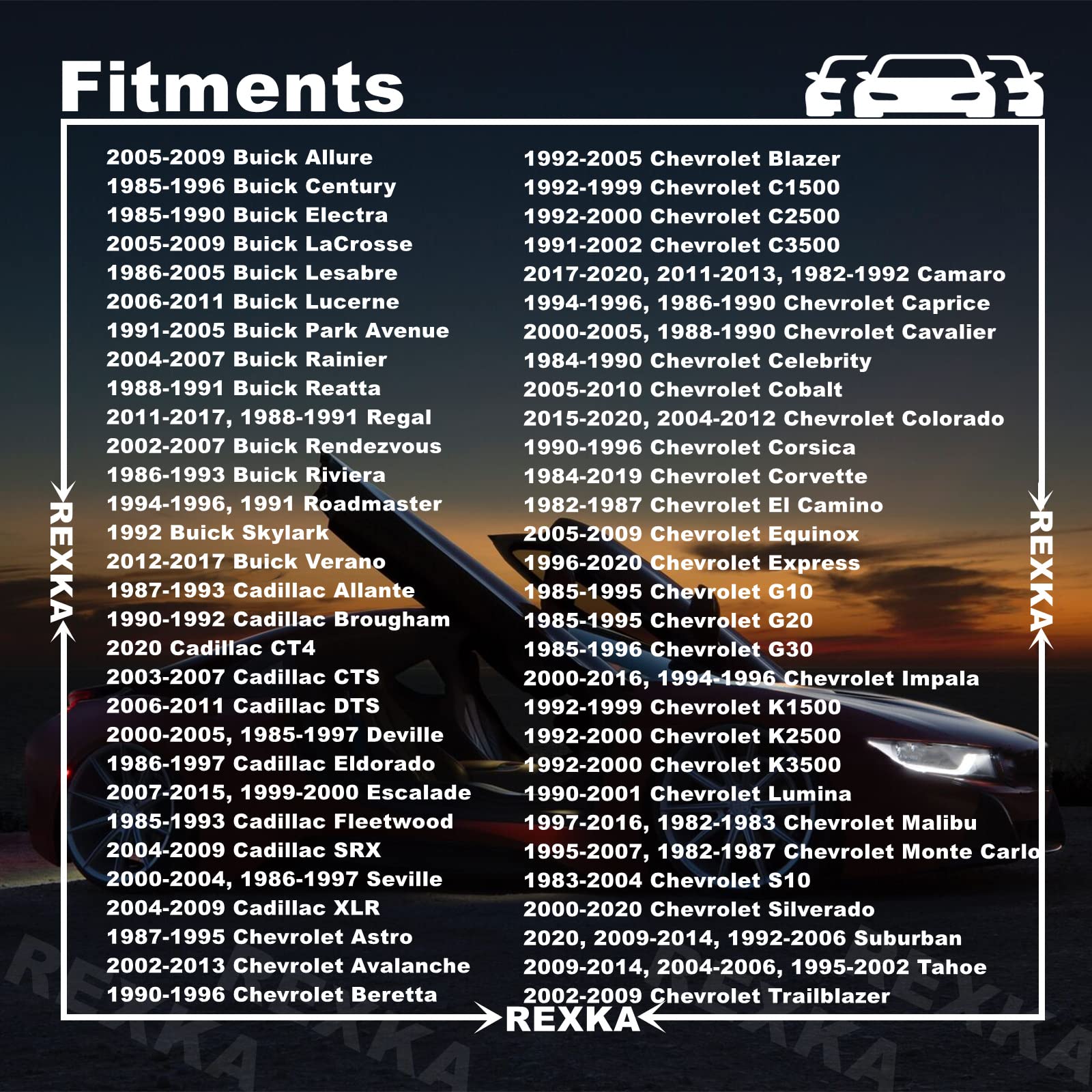 Rexka 20 Pcs 1/4 (#14) License Plate Emblem Nameplate Bumper Nut Retainer Grommet Compatible With Gm 3907444 Chevrolet Colorado Malibu Silverado Gmc Canyon Sierra Buick Cadillac