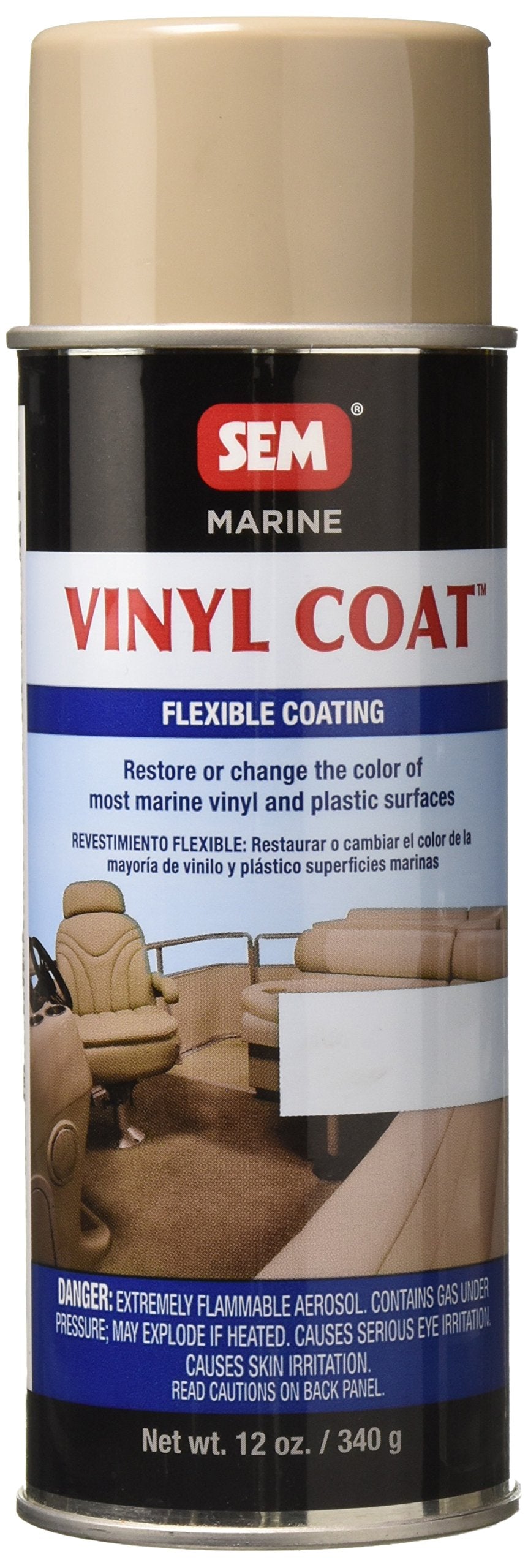 SEM M25153 Stingray Taupe Marine Vinyl Coat  16 oz.
