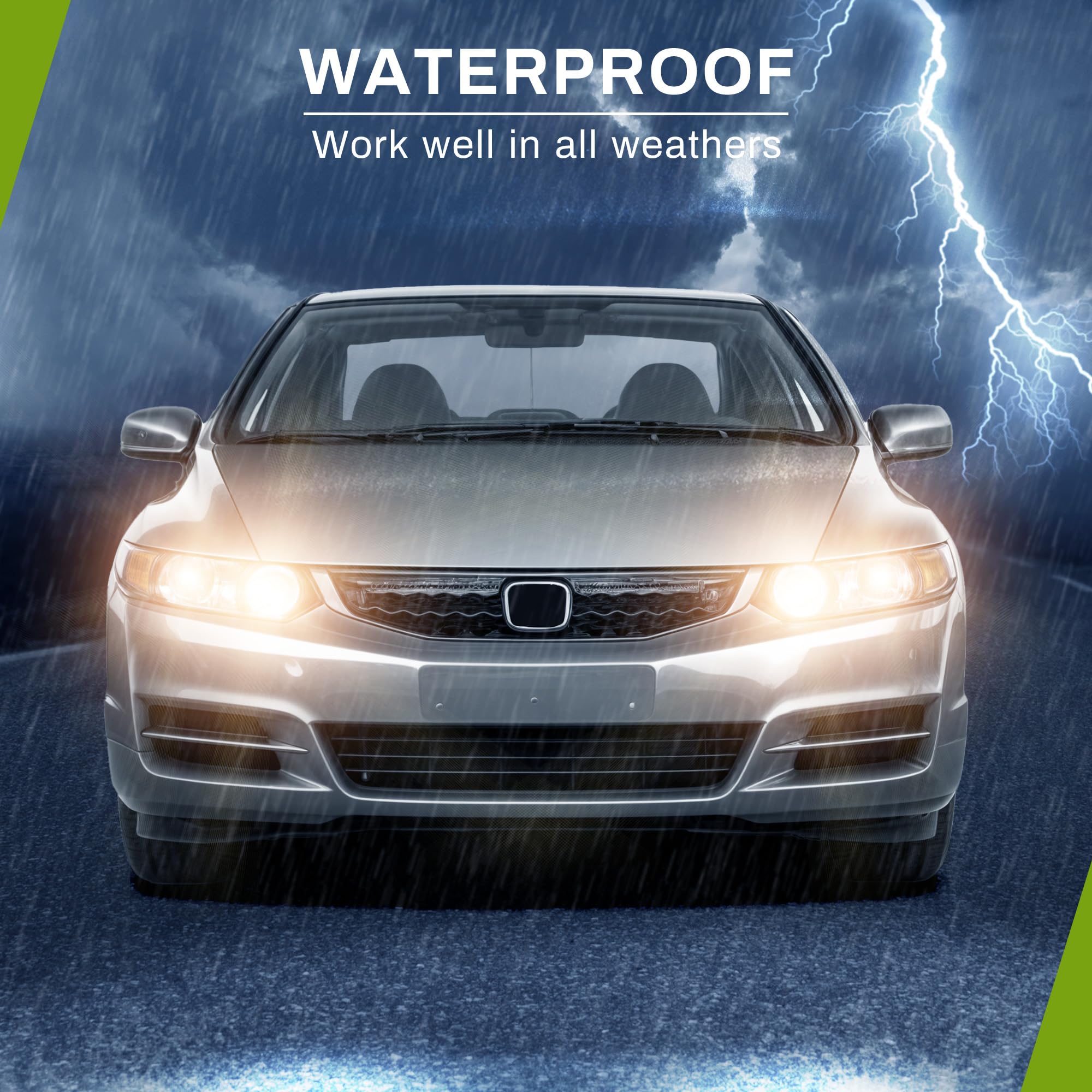 Autosaver88 Headlight Assembly Compatible With 2006-2011 Civic Coupe Oe Style Replacement Headlamps Chrome Housing With Amber Pa