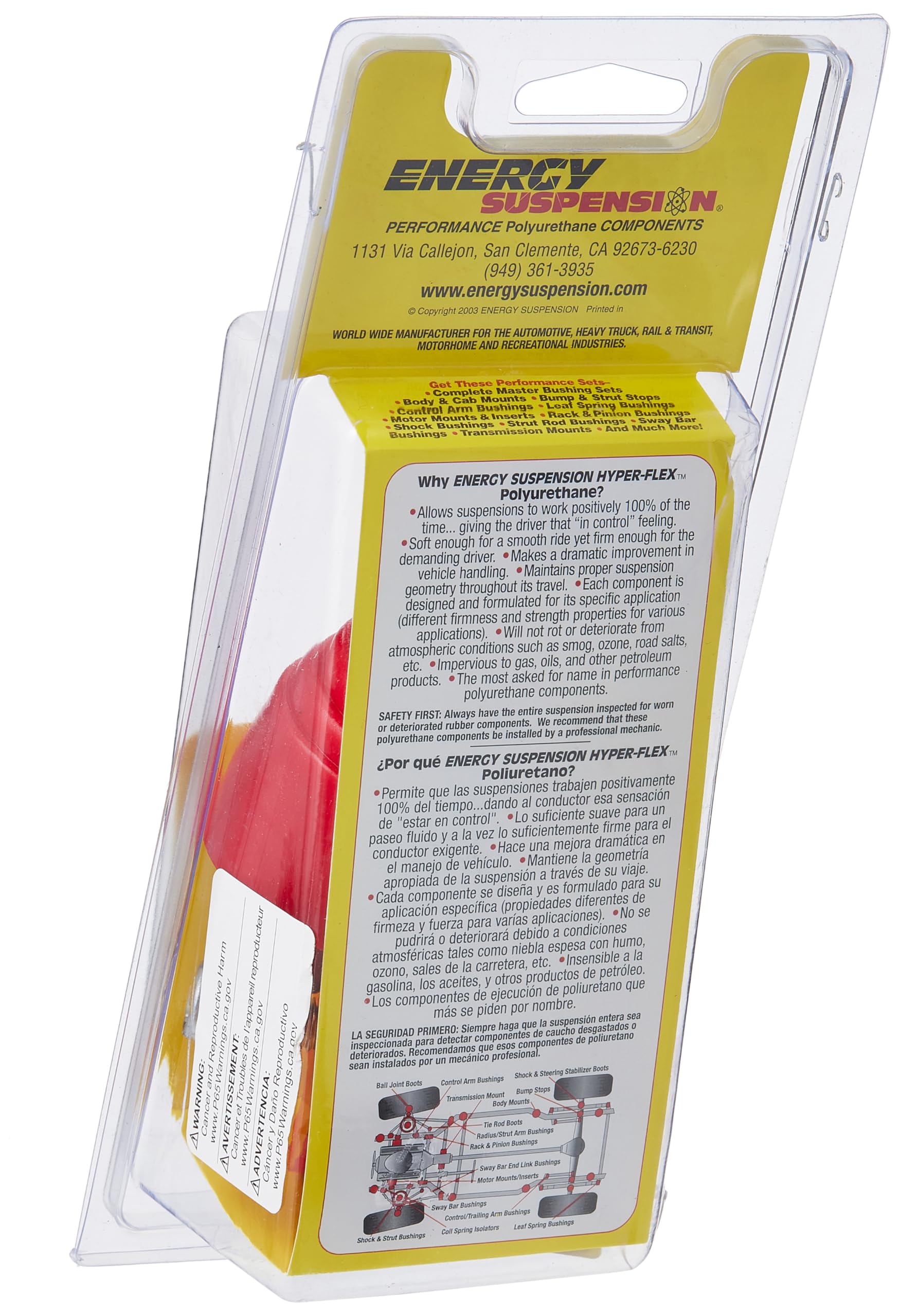 Energy Suspension- 9.9101R All Purpose Bump Stops (2)