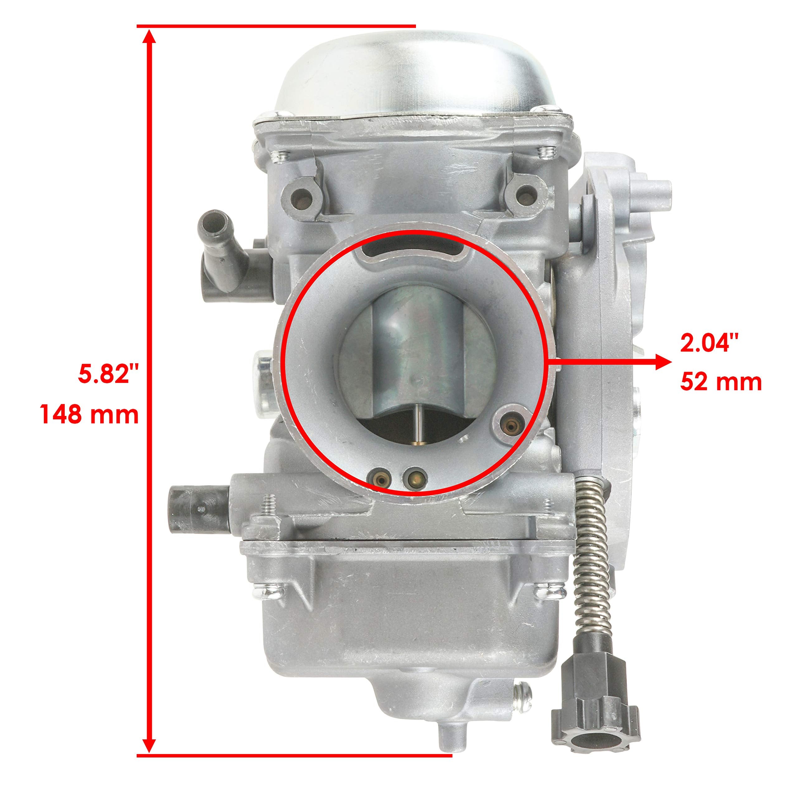 Caltric Carburetor Compatible With Kawasaki Prairie 360 Kvf360 Kvf 360 2X4 4X4 2008-2012 2013