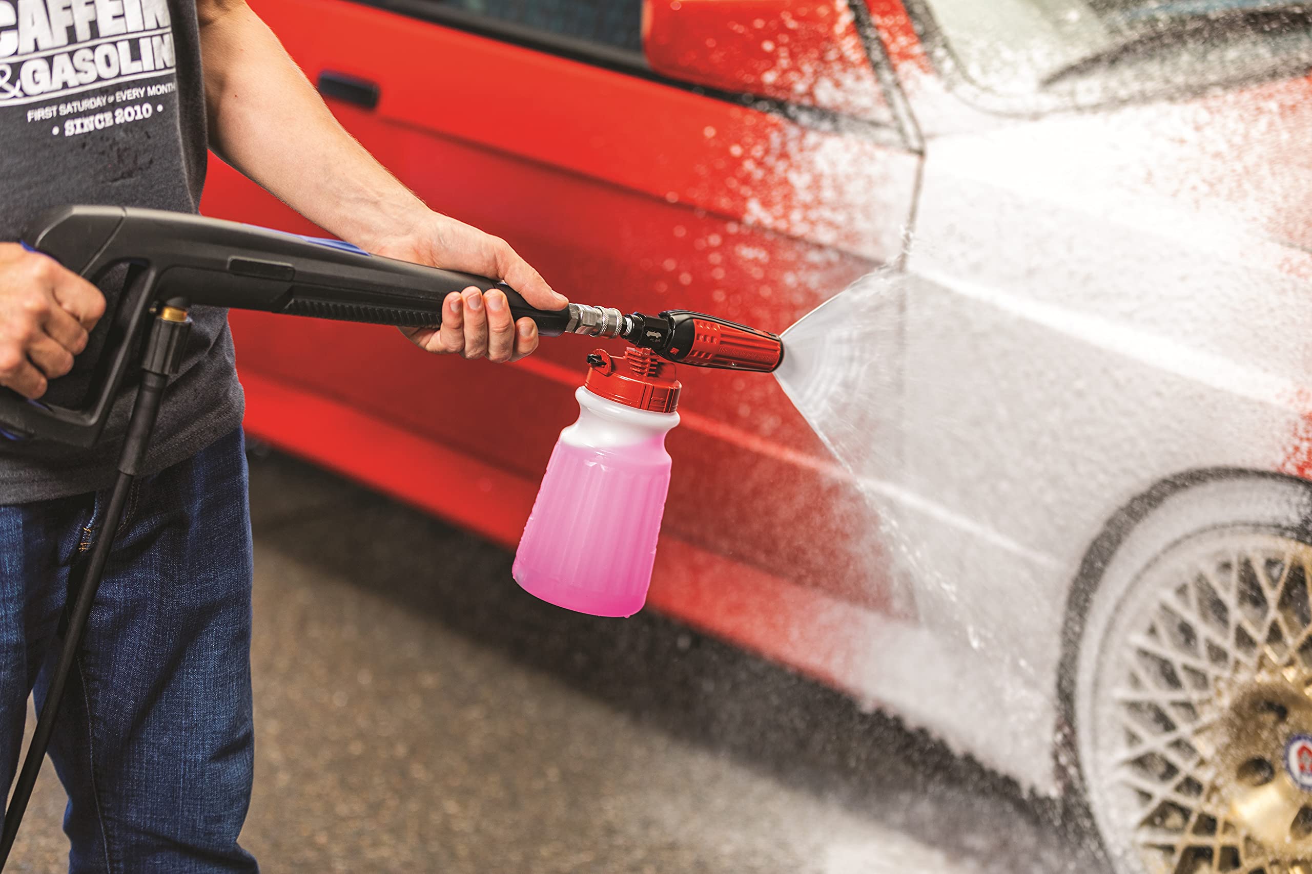 Griot'S Garage Brilliant Finish Foam Cannon, For Pressure Washers, Apply Car Washes And Cleaners,     Quick Connect. 33.8 Oz Jar