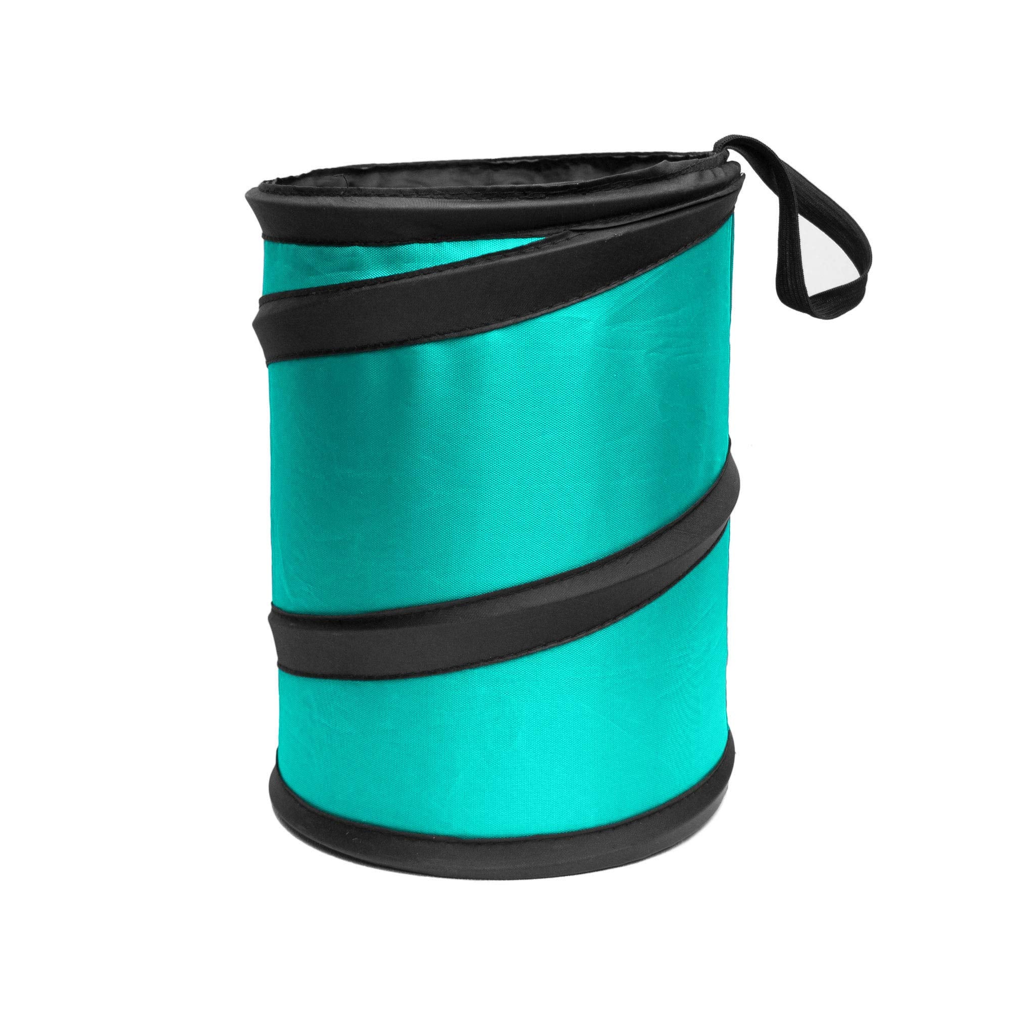 Fh Group Automotive Waterproof Portable Collapsible Small Trash Can Garbage Container Fits Most Cars, Suvs, And Trucks Mint