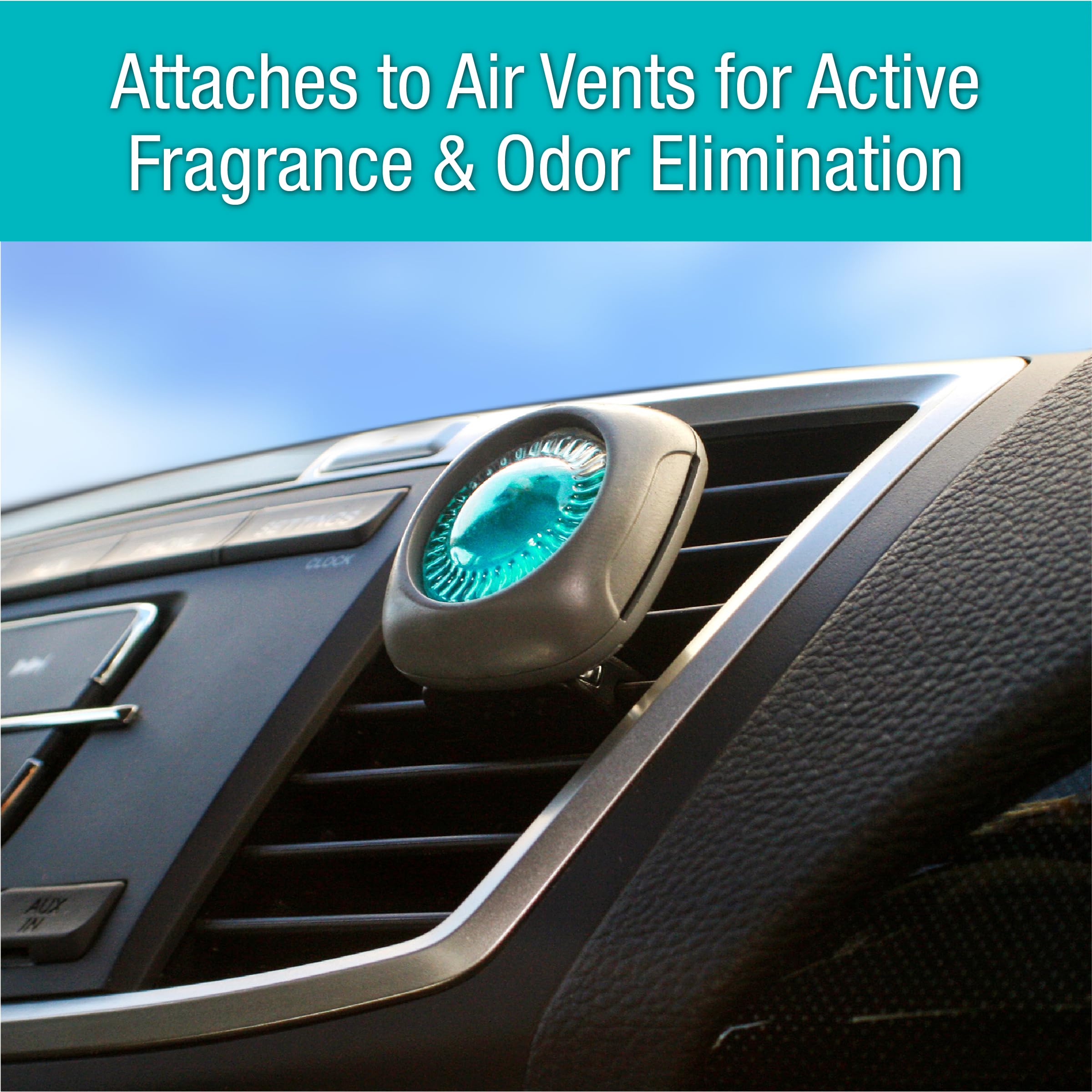 Arm & Hammer AH8203IB Island Breeze Freshness Vent Clip for Car Air Freshener 4 Pack of 3 Piece in Each