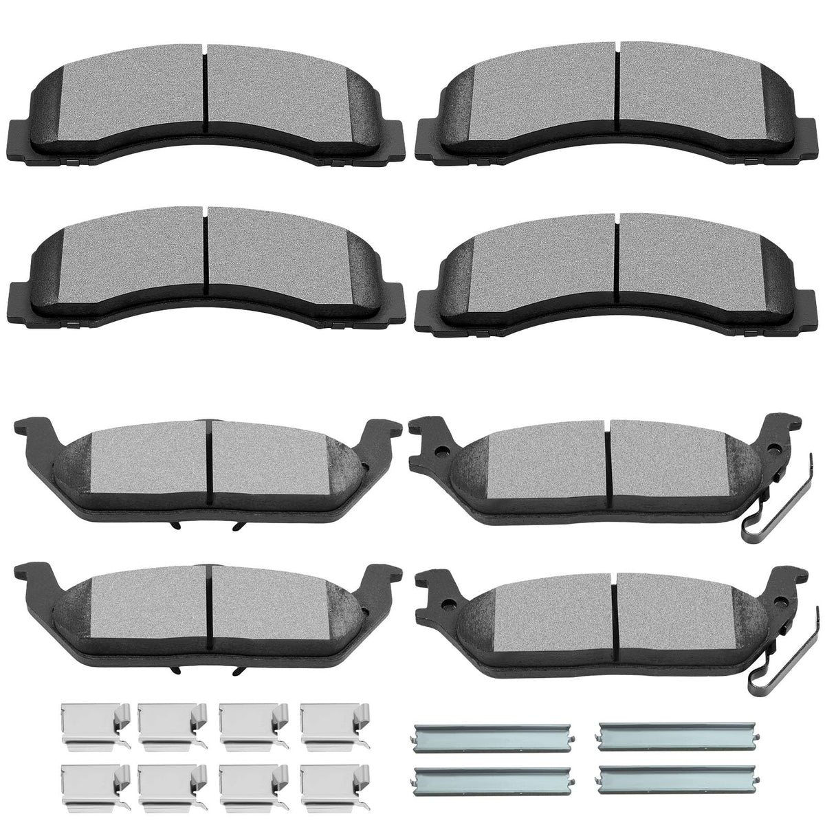 Scitoo D1414 D1012 Front Semi-Metal Rear Ceramic Brake Pads Sets Fit For Ford For F-150 2010-2011