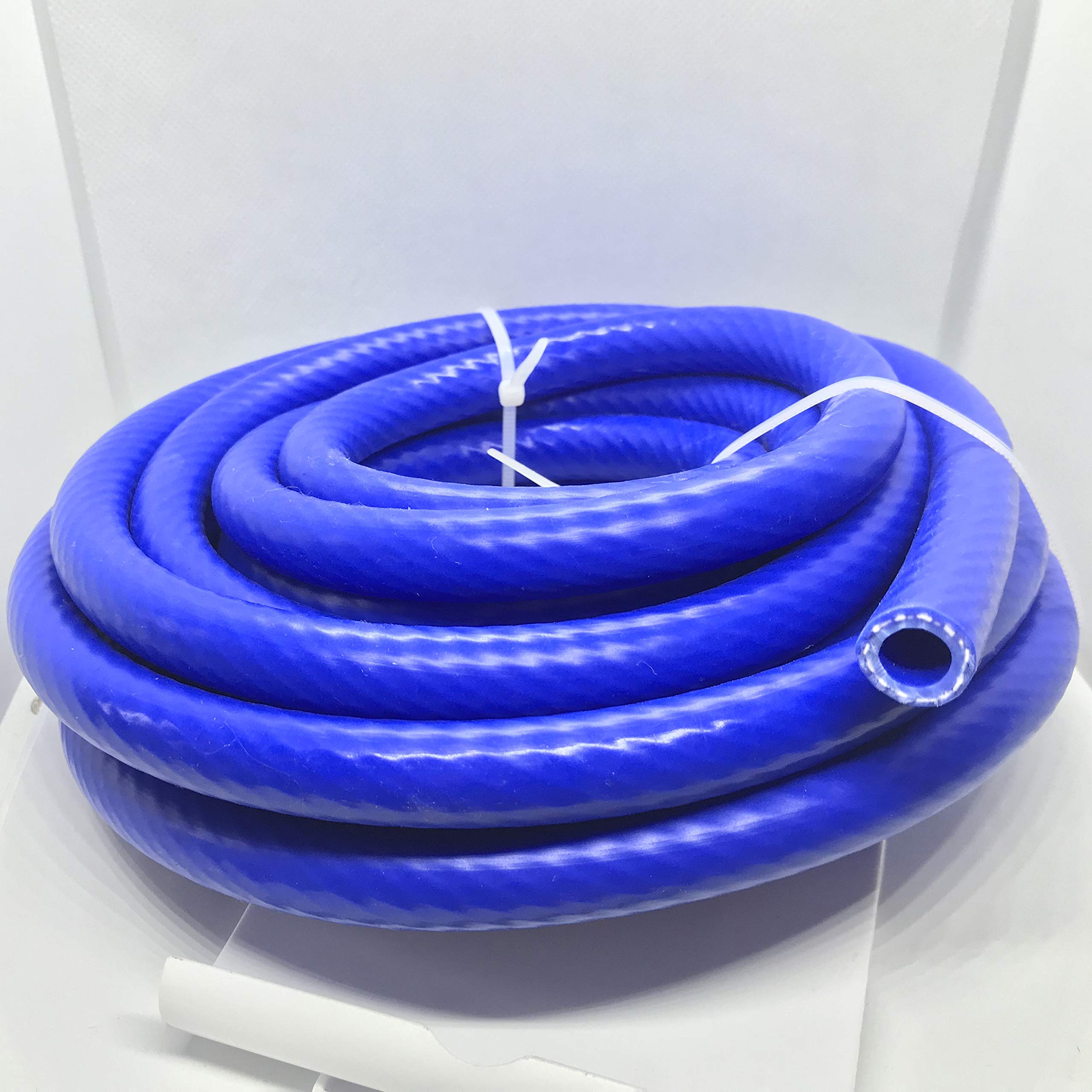 Silicone Hose Tube 1-Ply Reinforced Line Universal 5/16' (8Mm) Id High Performance 60 Psi Max Pressure High Temperature 9/16' Od, 10 Feet