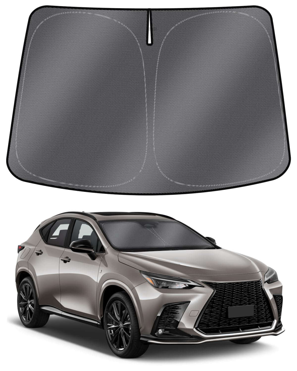Mixsuper Liner Windshield Sun Shade For Lexus Nx 2022-2024 2025 Nx250 Nx350 Nx350H Nx400H+ Nx450H+ Windshield Sunshades Front Wi
