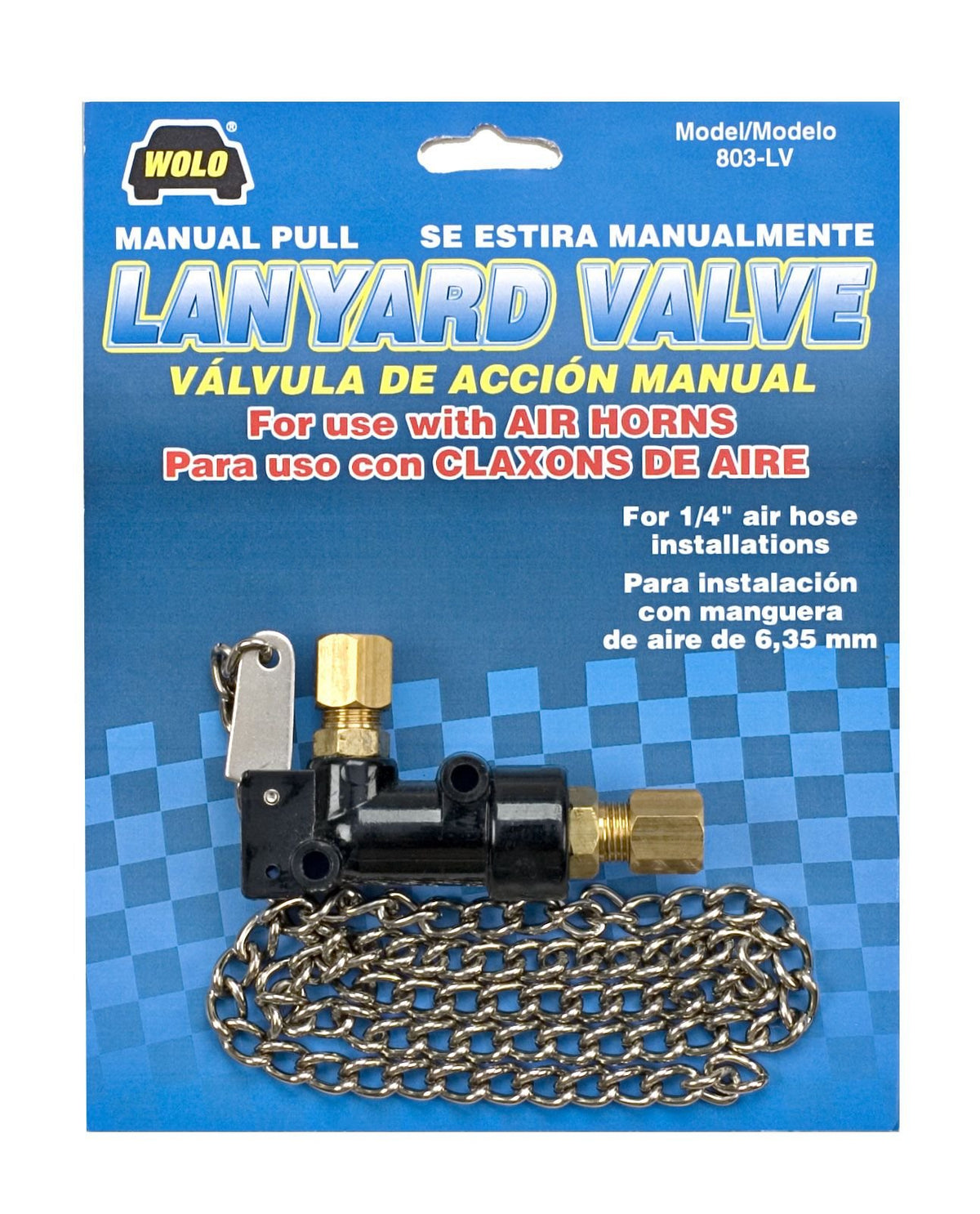 Wolo 803-LV Lanyard Hand Pull Air Valve