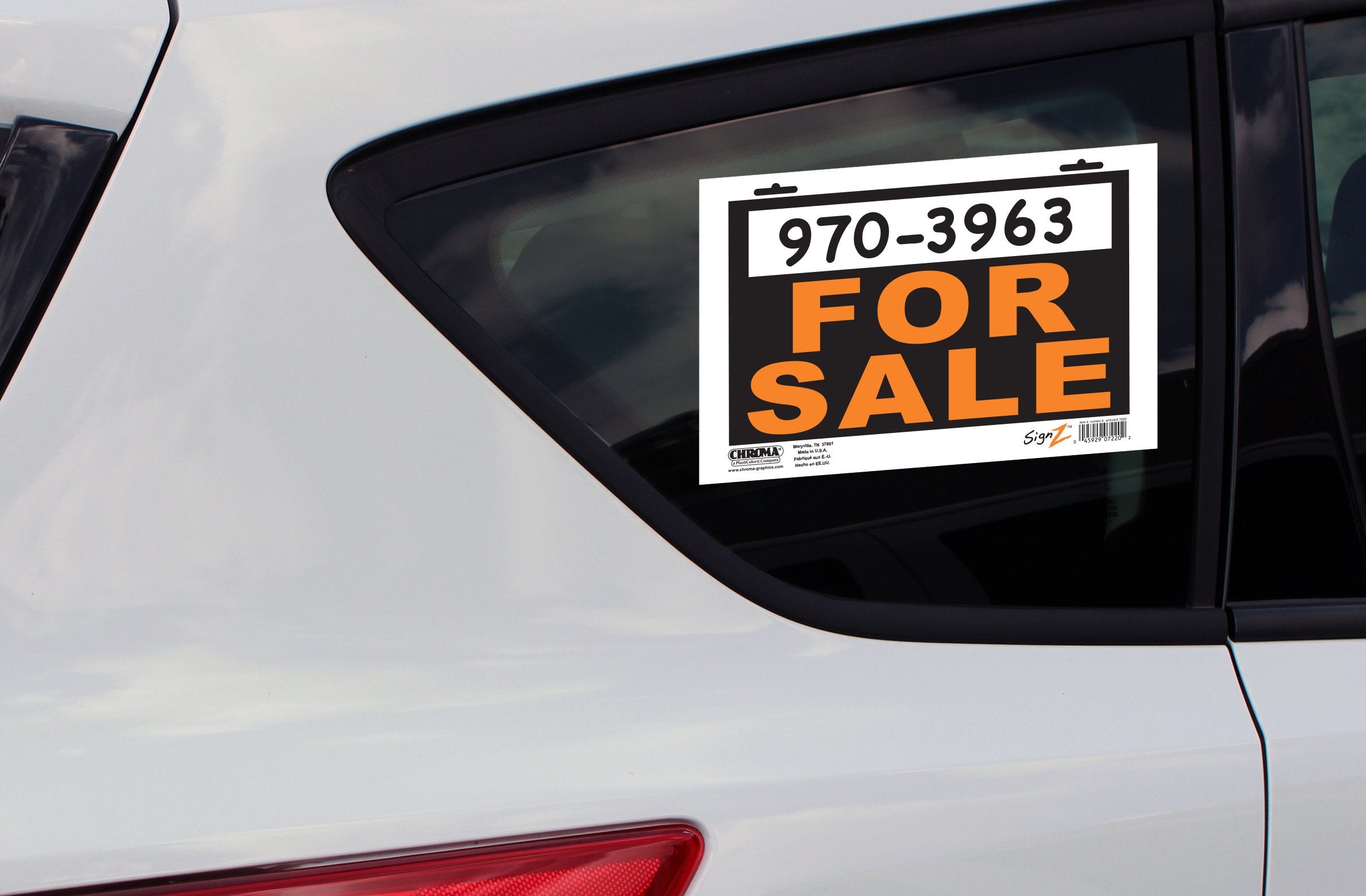 Chroma 7220 For Sale Sign- Plastic