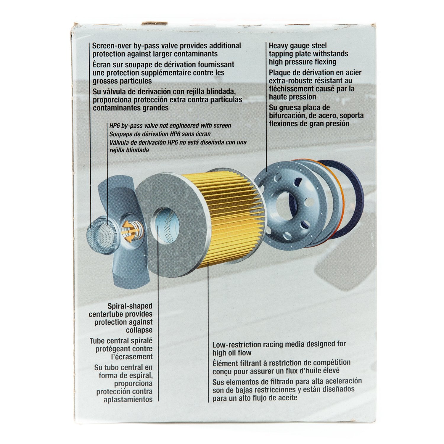 FRAM Racing HP6A High Performance Spin-On Oil Filter for Select Vehicle Models